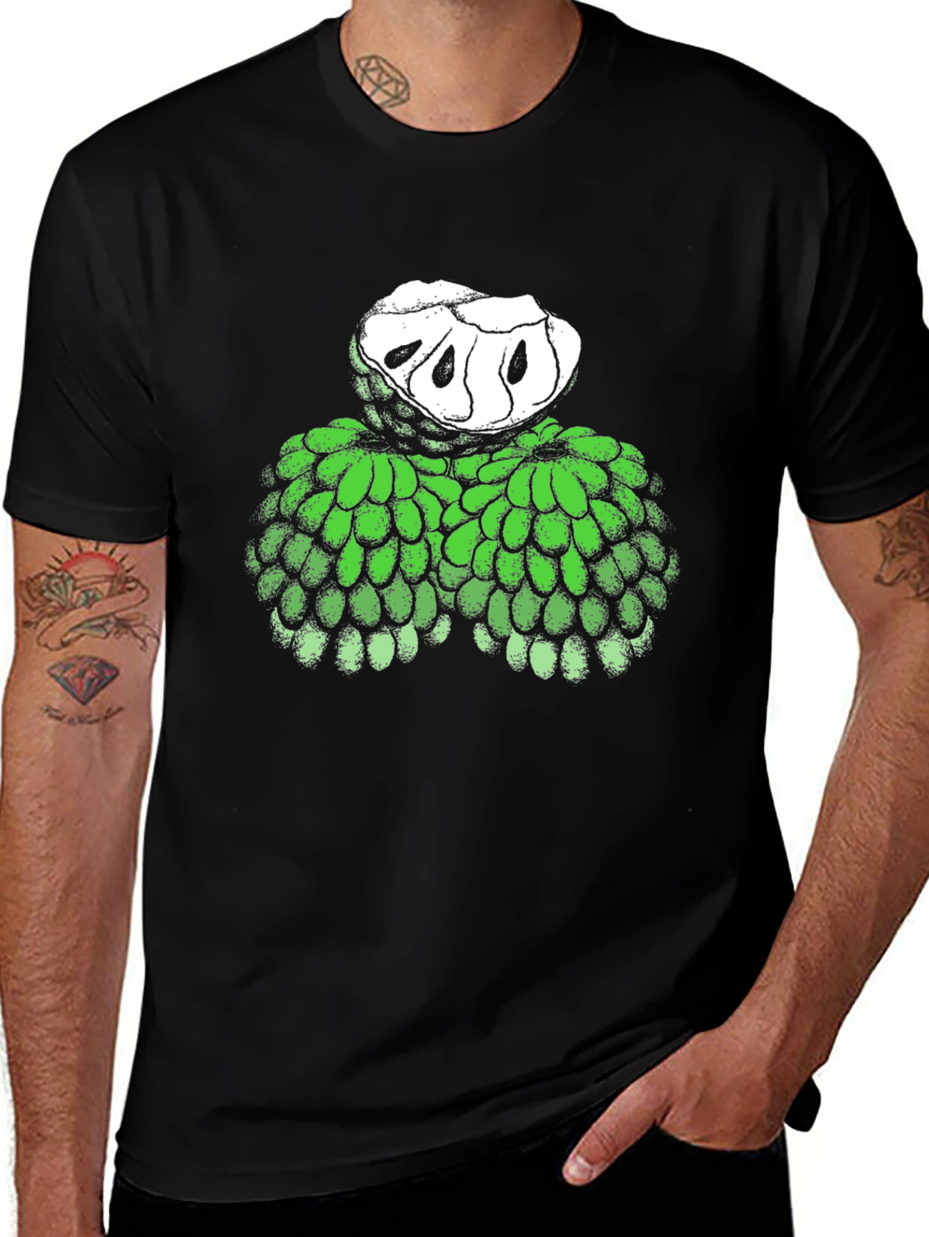 Variant 19 of Custard Apple Graphic Tee - Unique Fruit T-Shirt