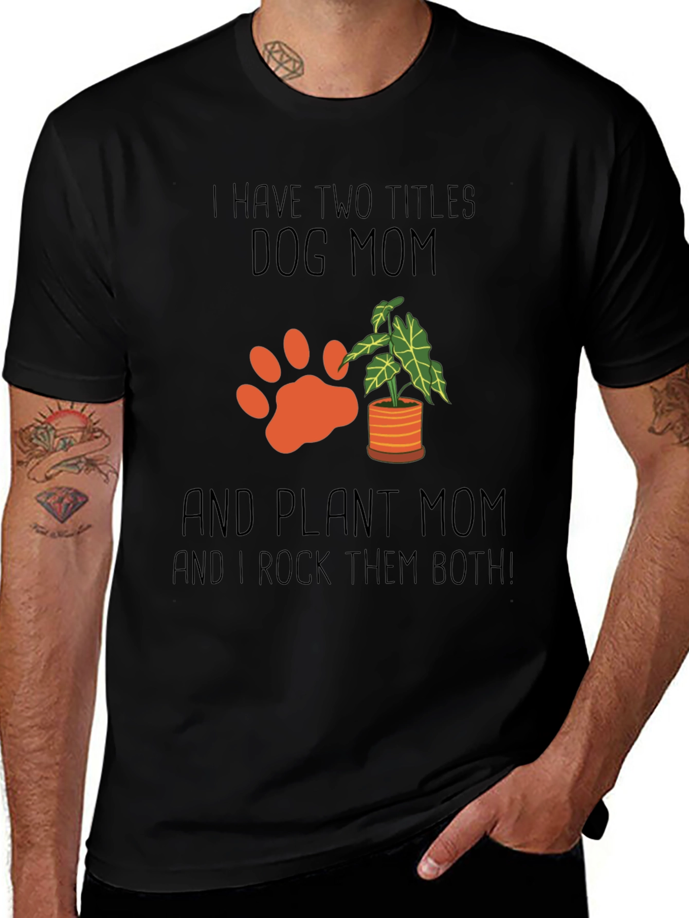 Dog and Plant Mom T-Shirt