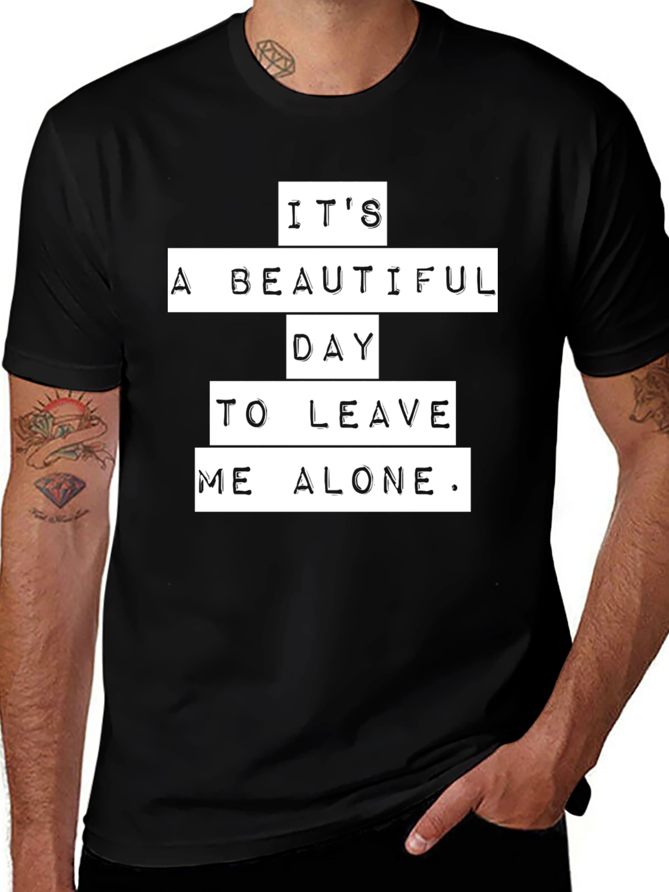 Variant 19 of Funny It's a Beautiful Day Graphic Tee