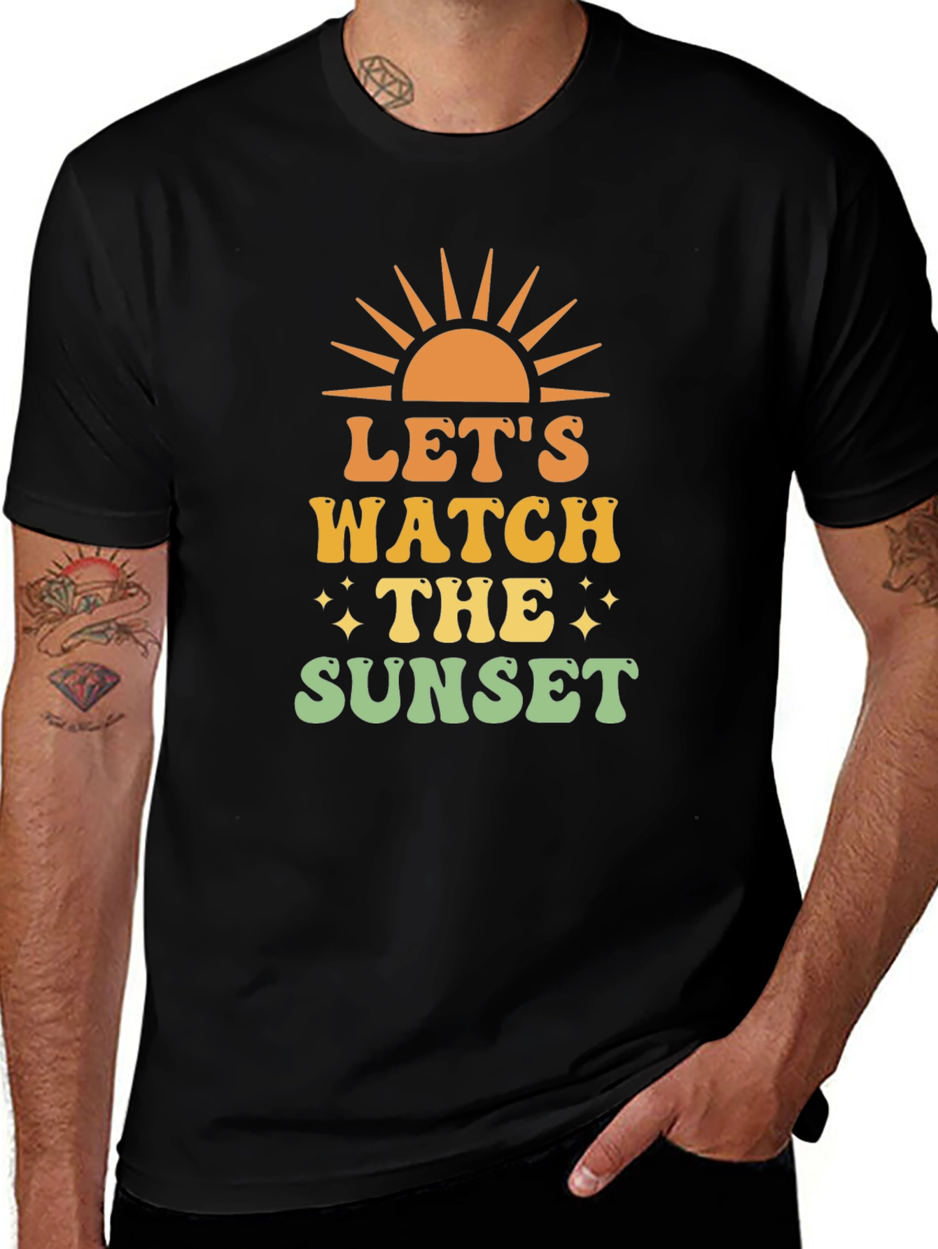 Variant 7 of Let's Watch the Sunset T-Shirt