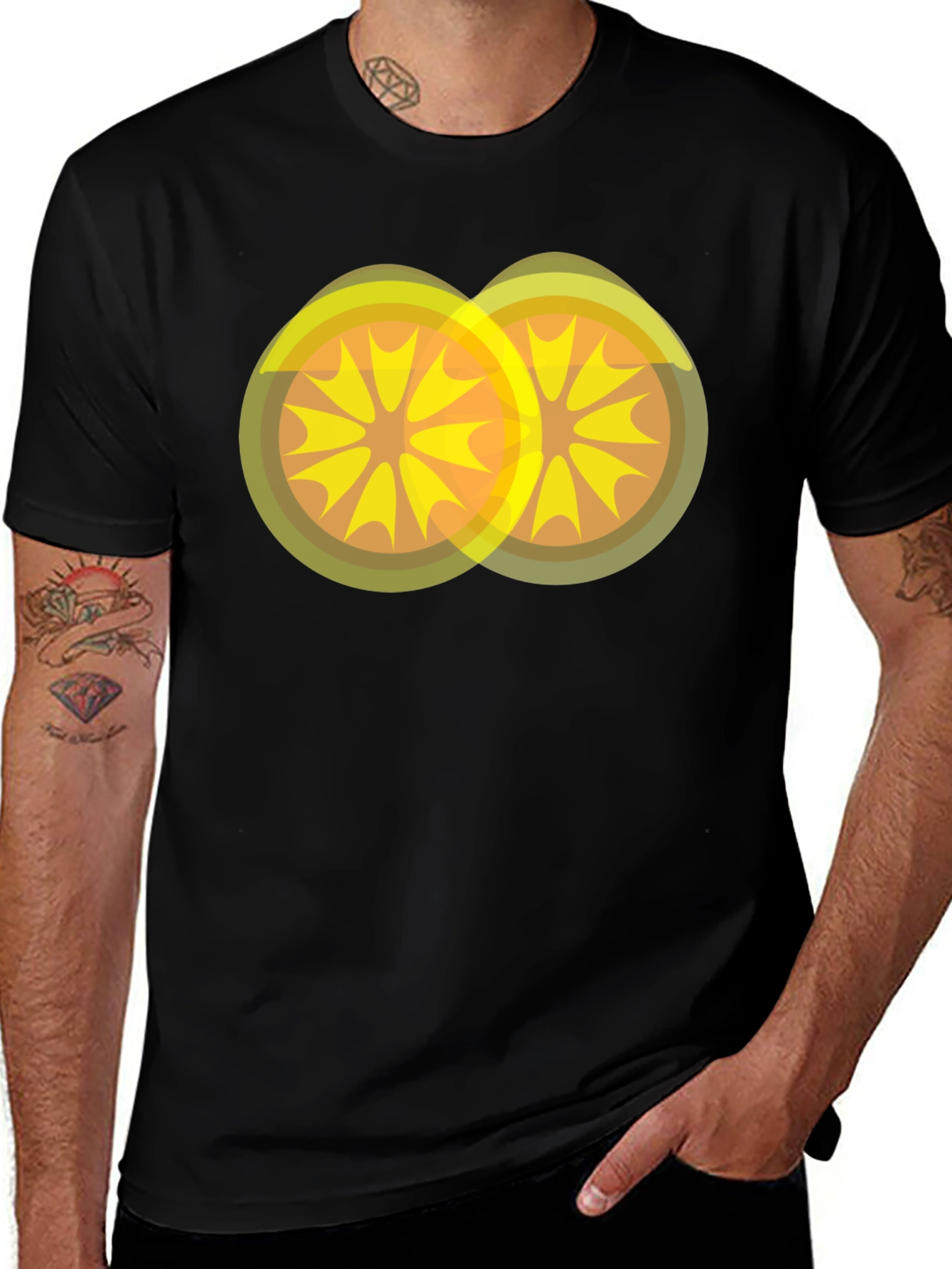 Variant 29 of Abstract Circle Graphic T-Shirt