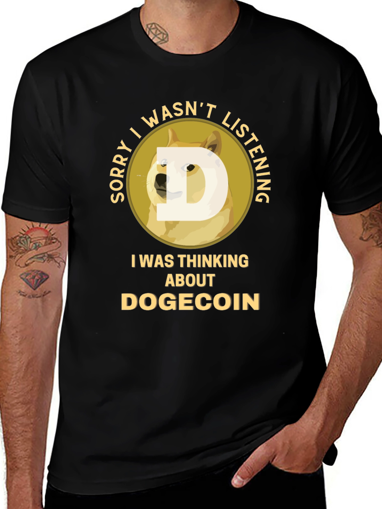 Variant 11 of Dogecoin T-Shirt - Funny Crypto Tee