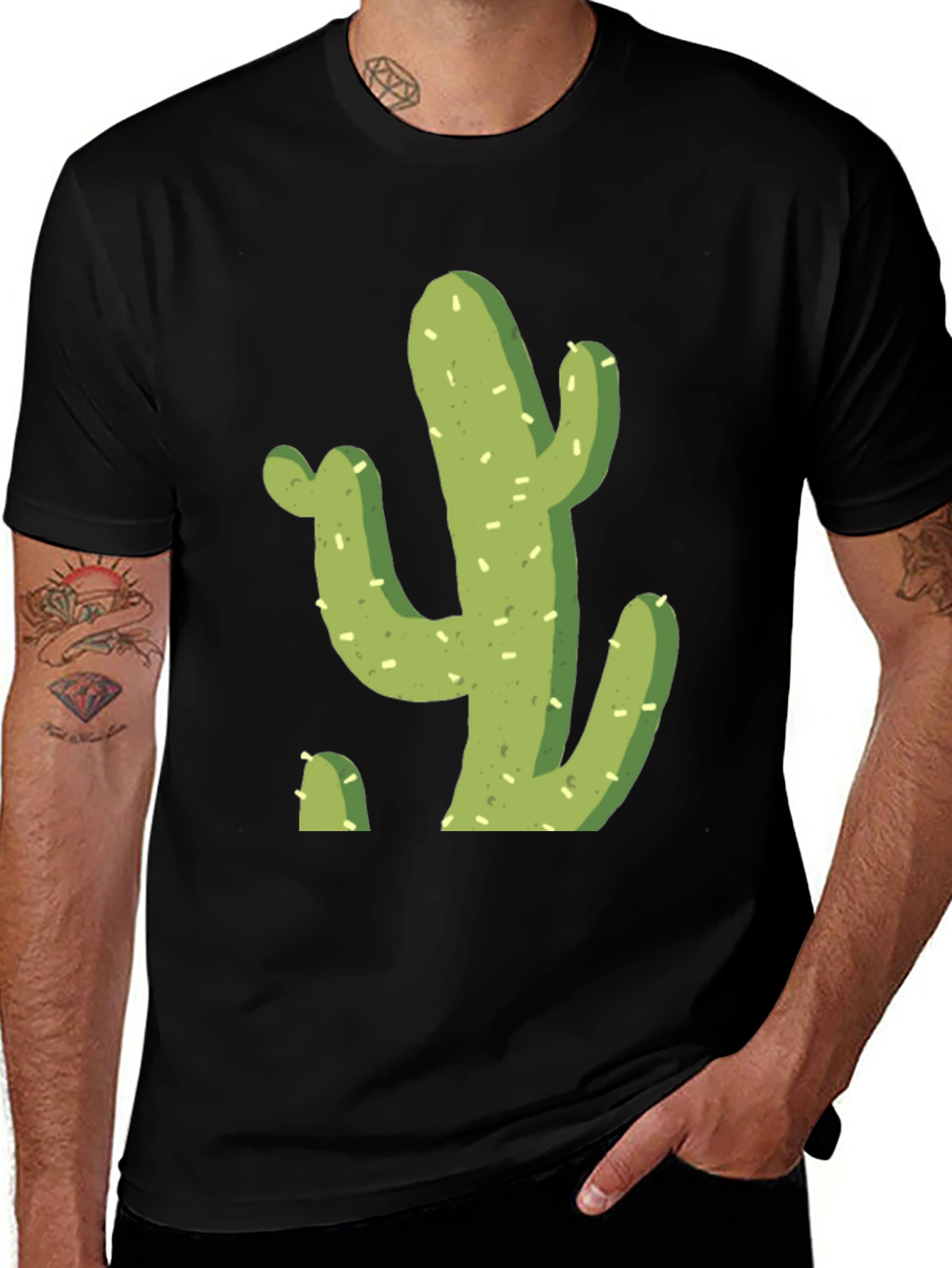Variant 16 of Cactus Graphic T-Shirt - Cool Desert Tee