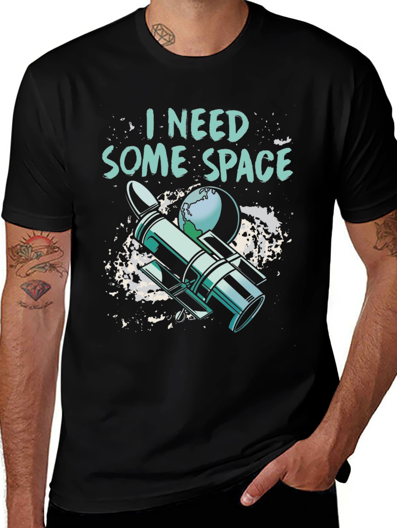 Variant 12 of I Need Some Space T-Shirt - Funny Astronomy Shirt