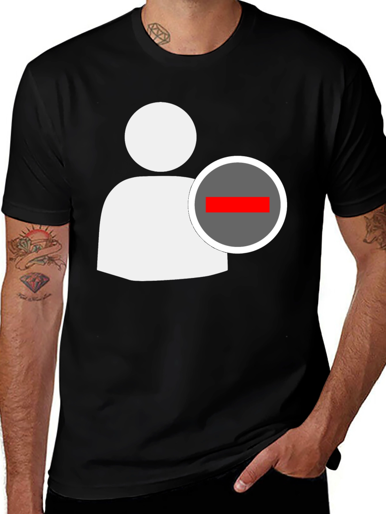 Variant 10 of Remove Account Black T-Shirt