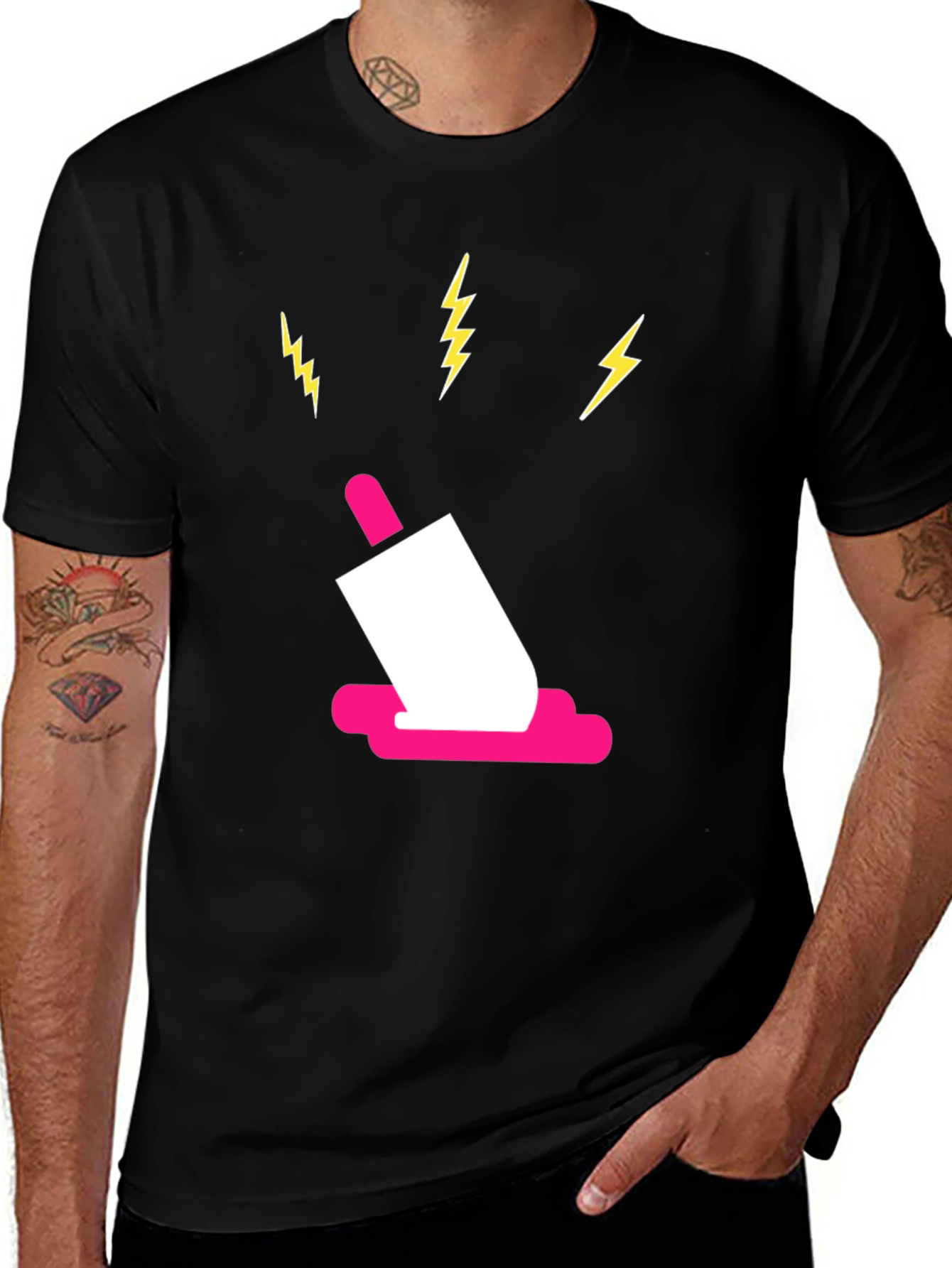 Variant 18 of Cool Popsicle T-Shirt - Black