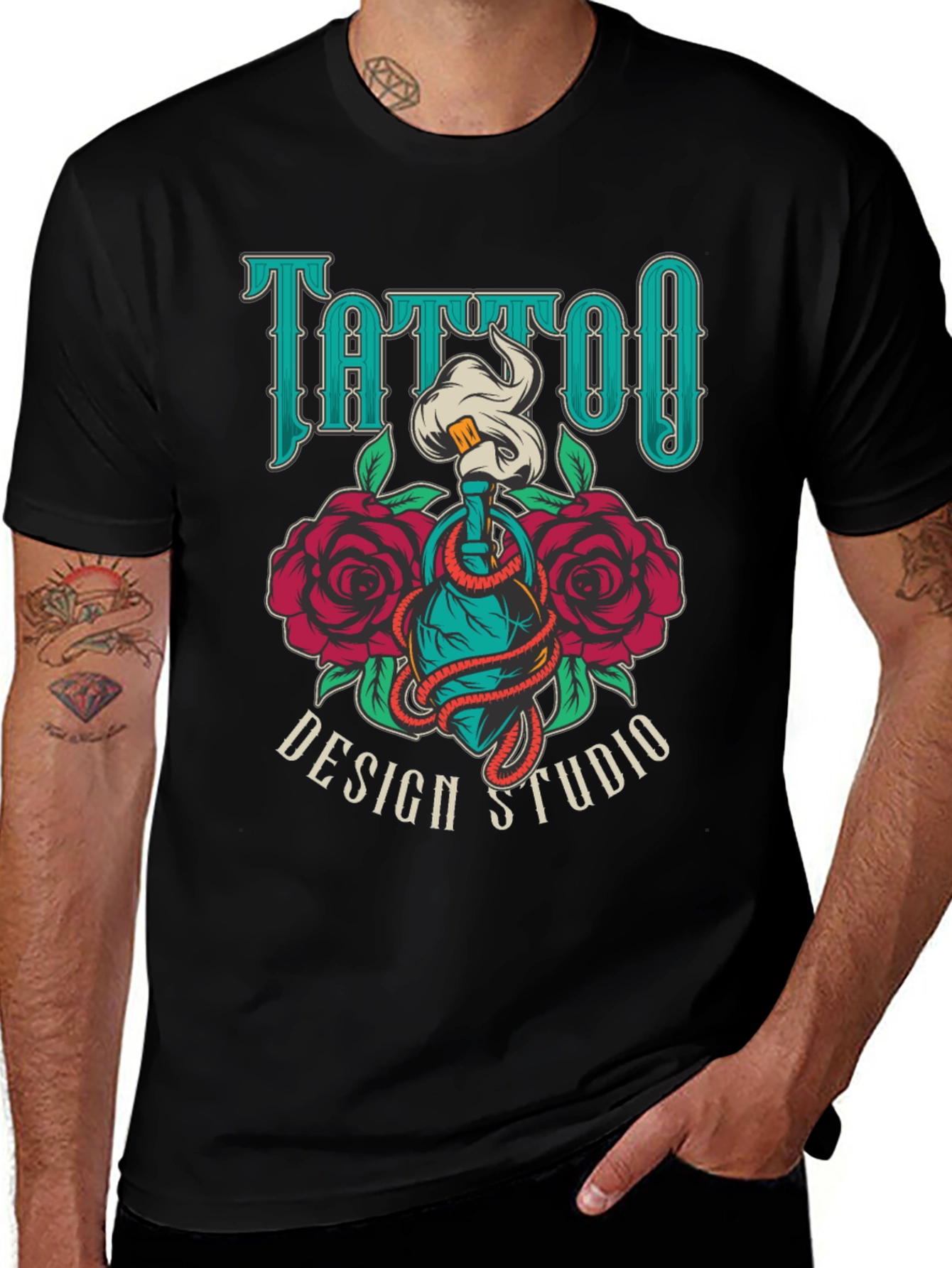 Variant 21 of Tattoo Design Studio T-Shirt - Cool Graphic Tee