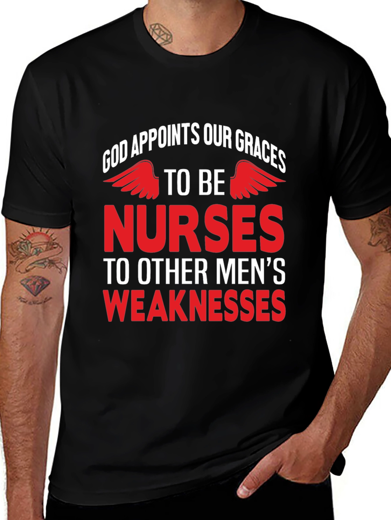 Variant 10 of God Appoints Nurses T-Shirt