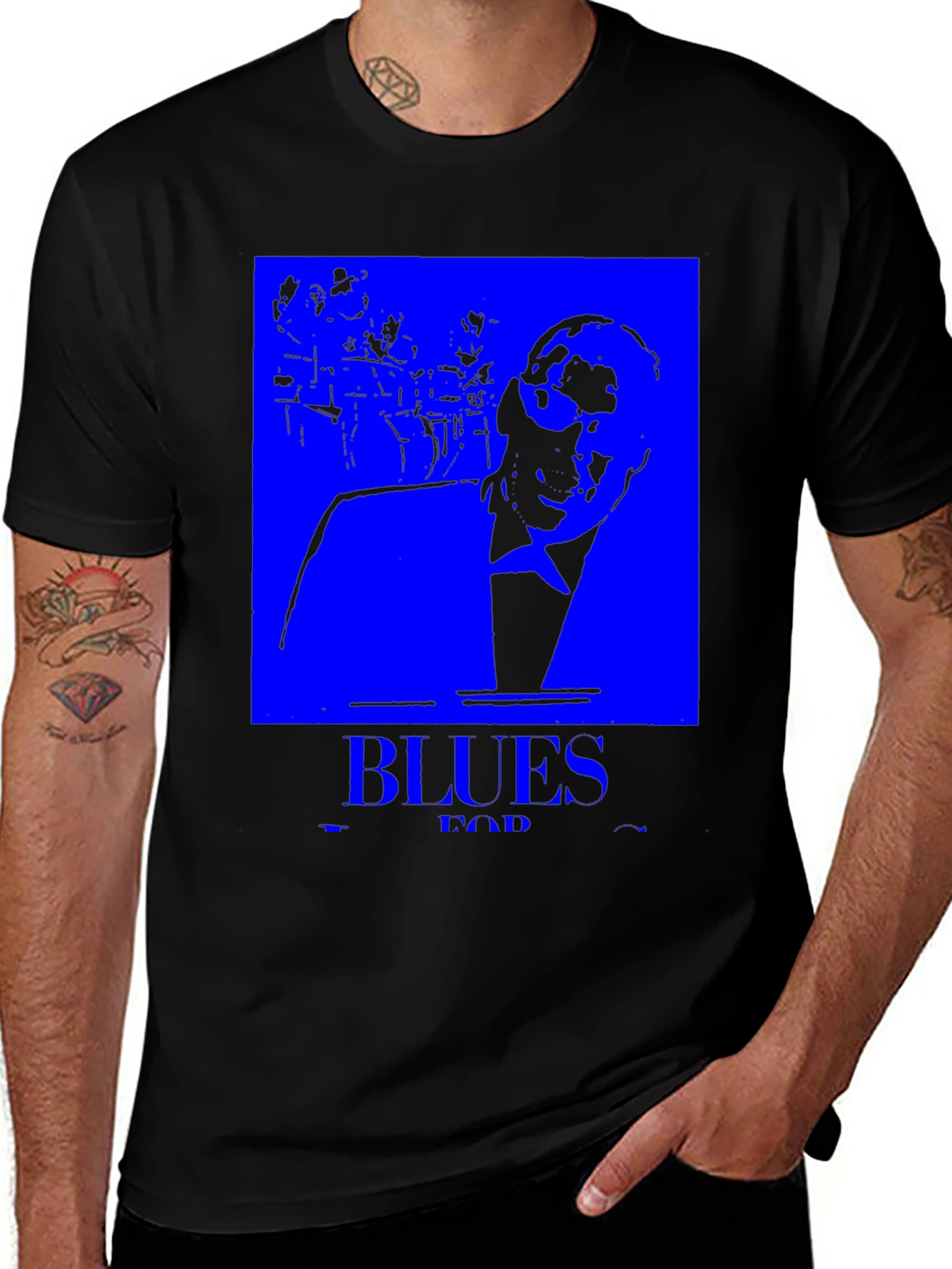 Variant 12 of Blues Dad T-Shirt - Cool Musician Graphic Tee