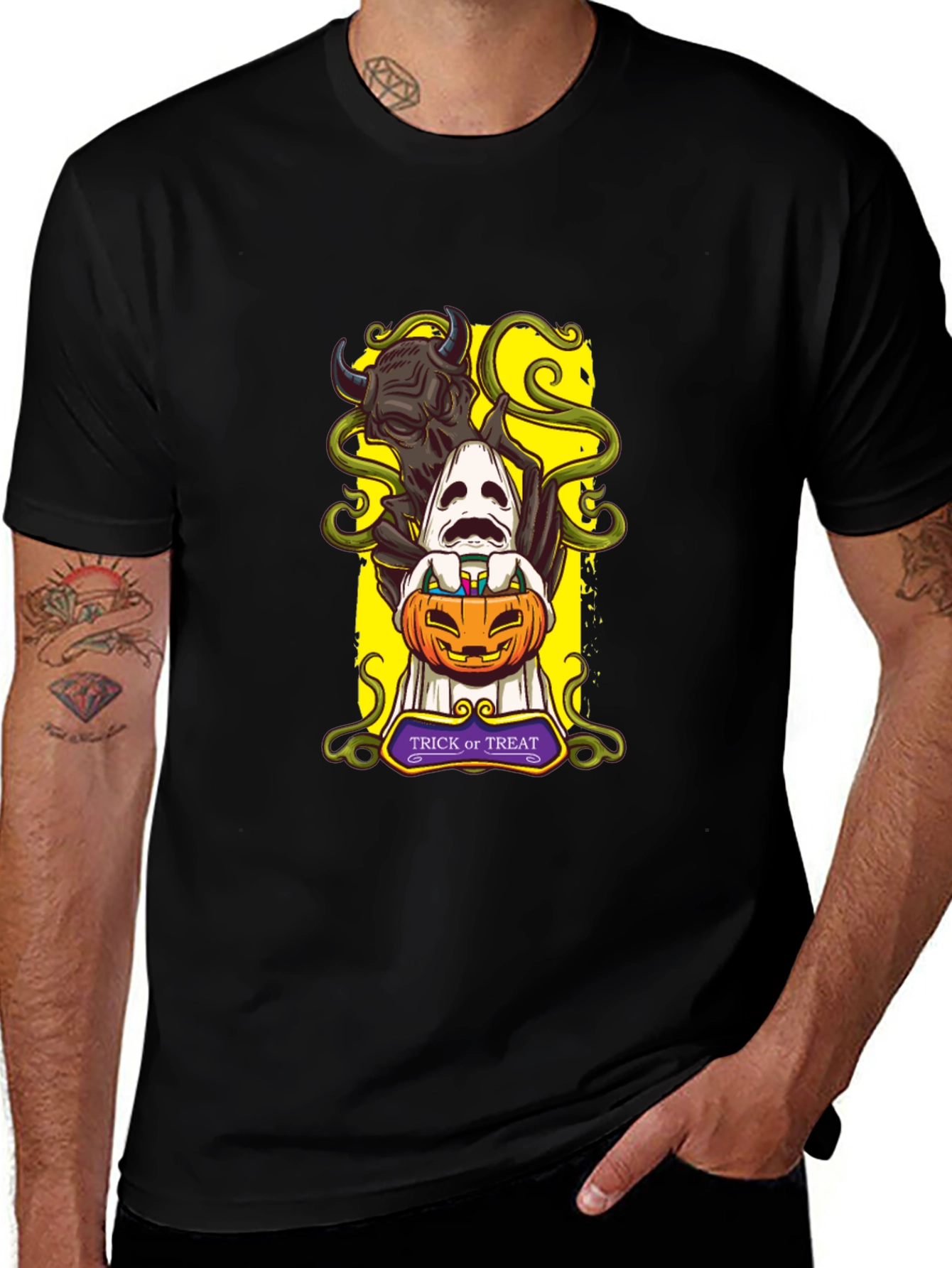 Variant 13 of Halloween Trick or Treat Graphic Tee