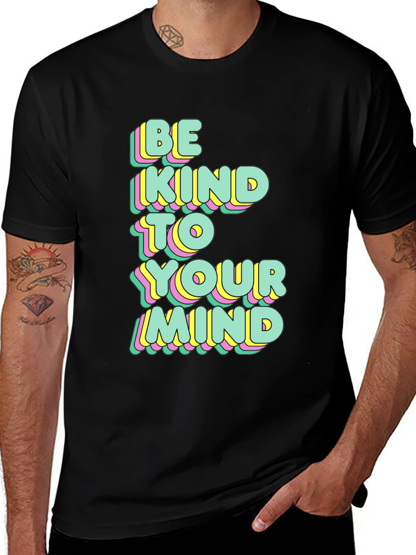 Variant 4 of Be Kind To Your Mind Graphic Tee