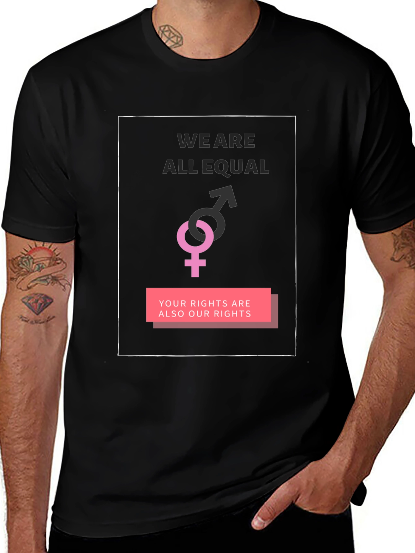 Variant 30 of Equality T-Shirt - We Are All Equal