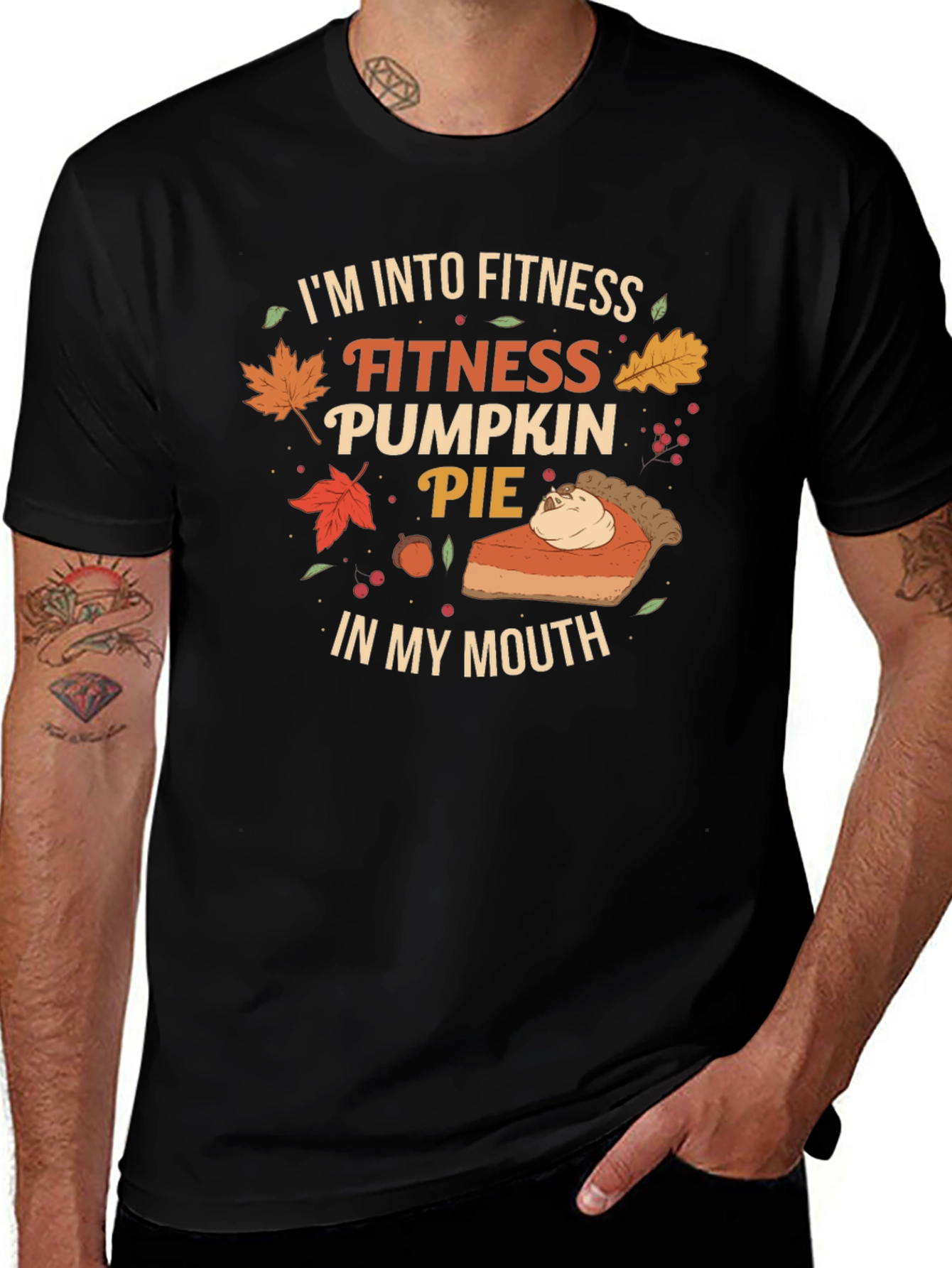 Variant 10 of Fitness Pumpkin Pie T-Shirt