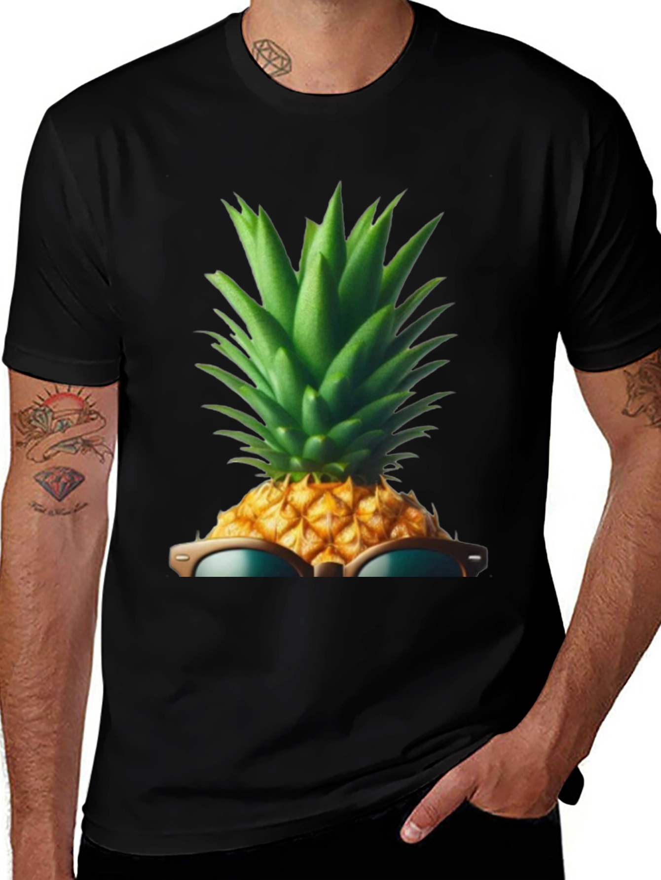 Variant 10 of Cool Pineapple Sunglasses T-Shirt