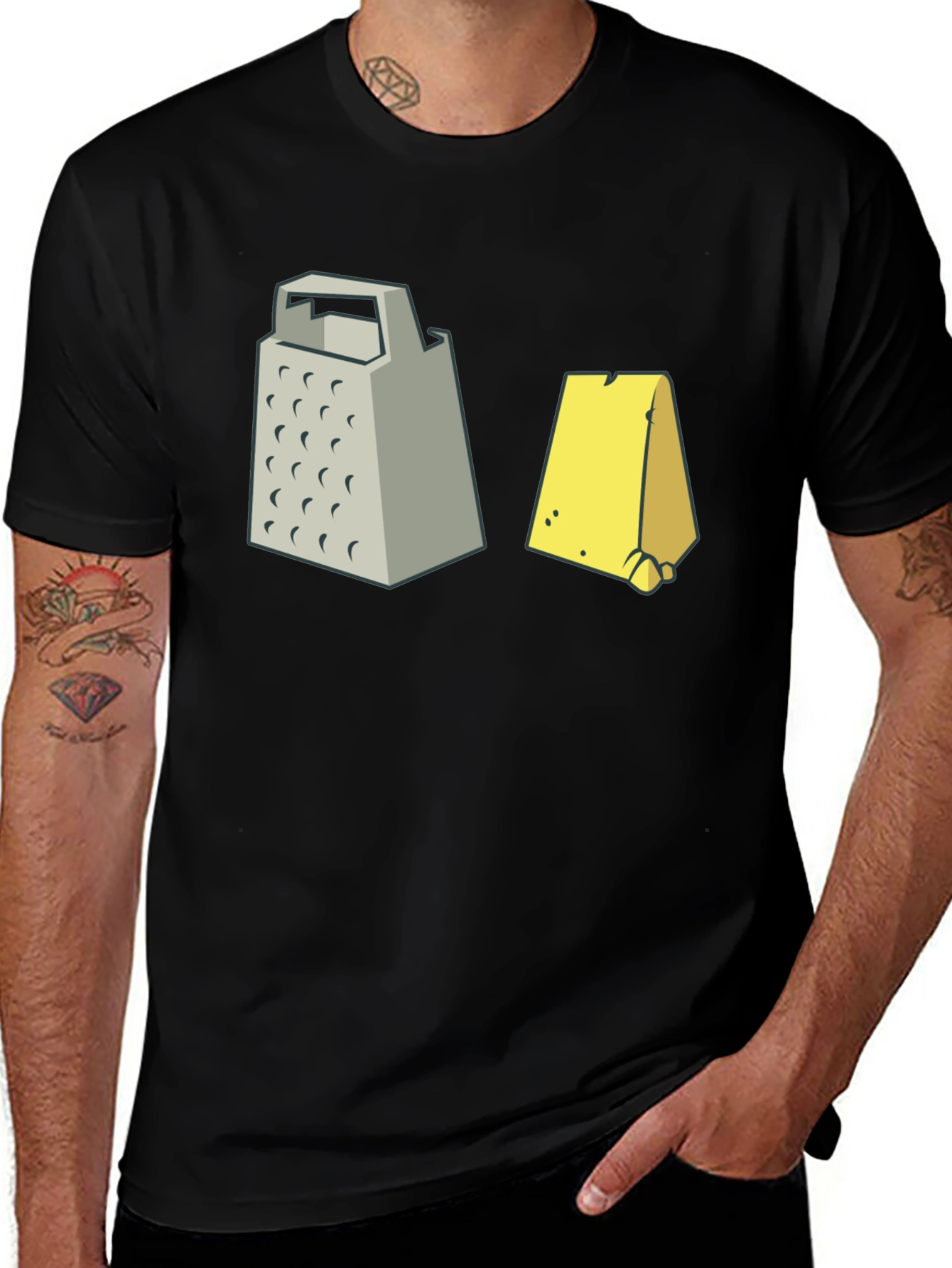 Grater & Cheese Graphic T-Shirt