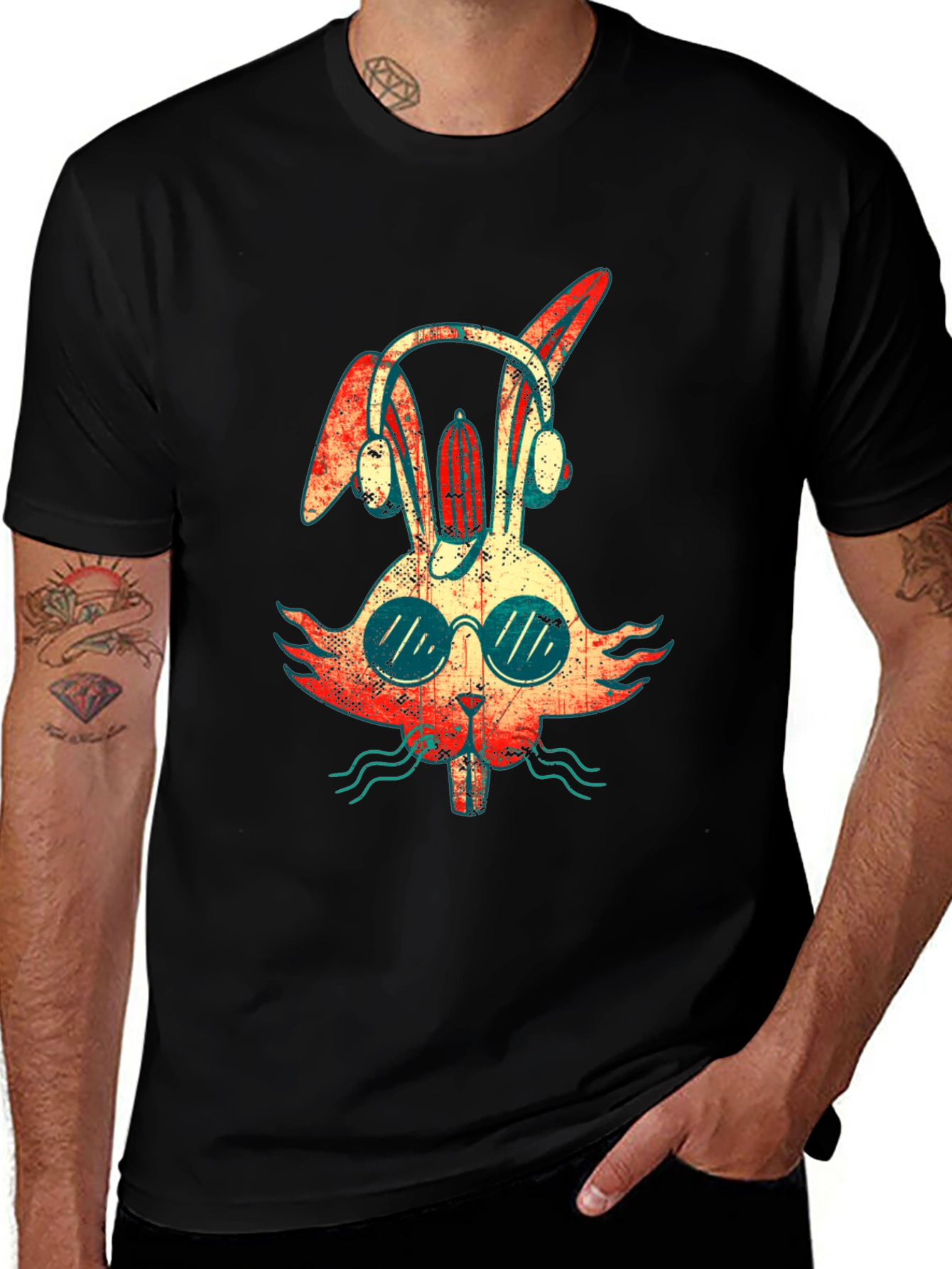 Variant 16 of Retro Bunny Graphic Tee