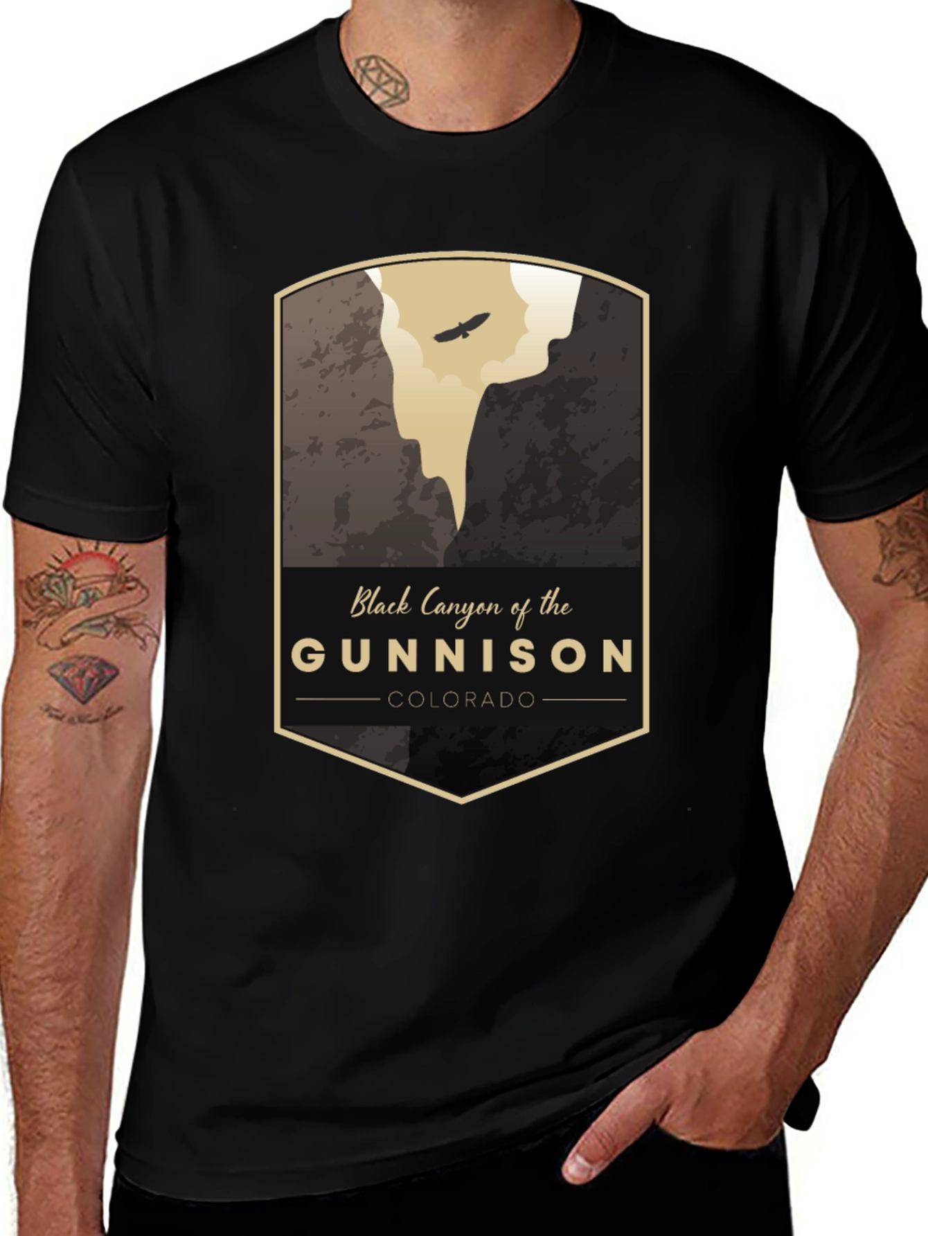 Black Canyon Gunnison Colorado Graphic Tee