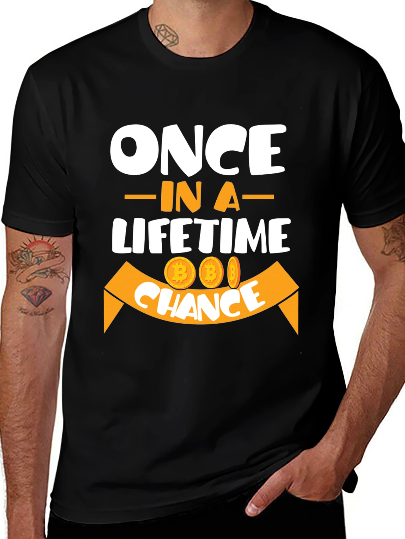 Once In A Lifetime Bitcoin Chance Graphic Tee