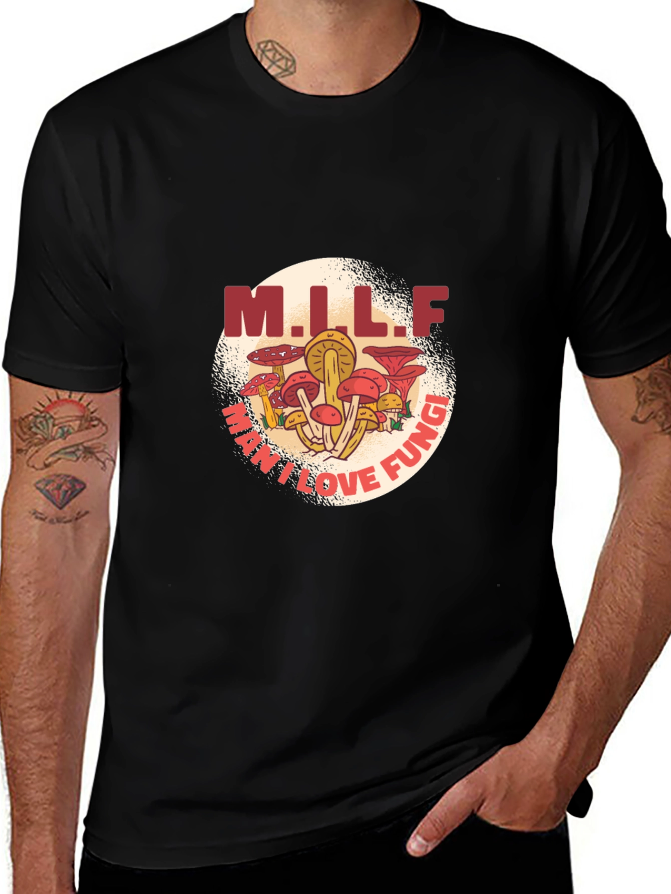Variant 19 of MILF Man I Love Fungi T-Shirt - Funny Mushroom Tee