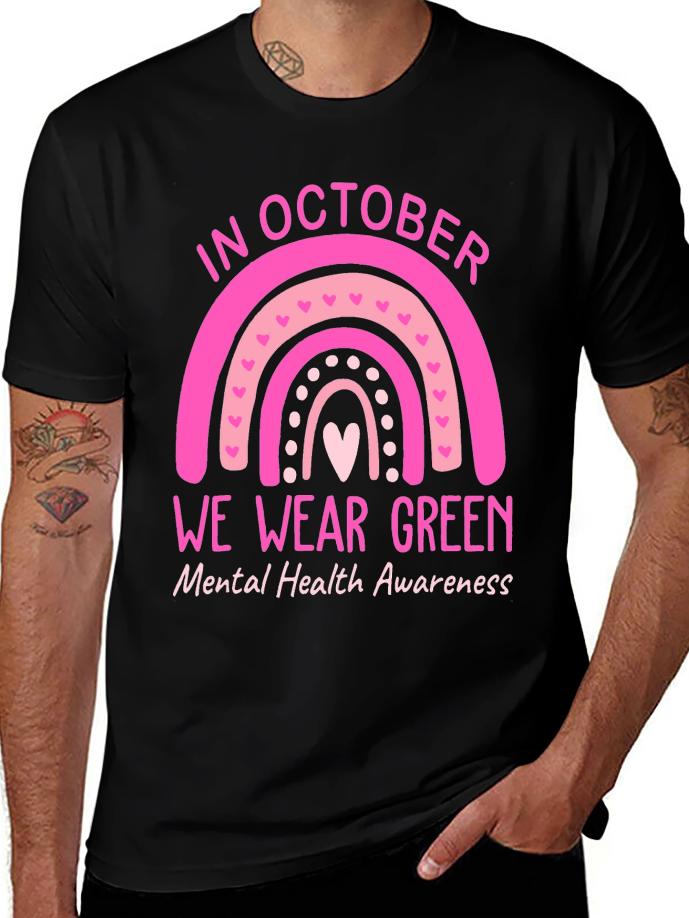 Variant 6 of October Mental Health Awareness Graphic Tee