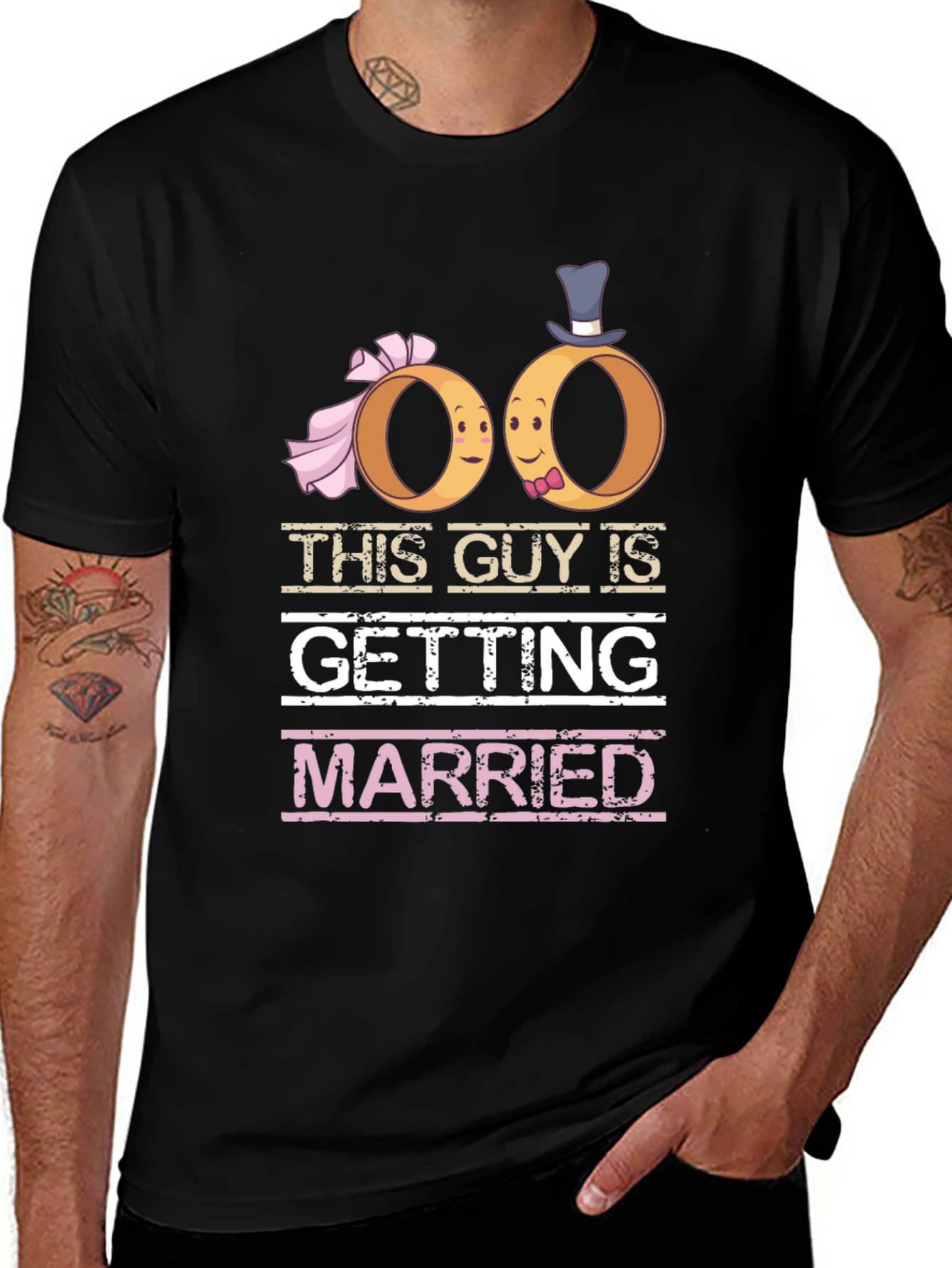 Variant 2 of Groomsman T-Shirt - This Guy is Getting Married