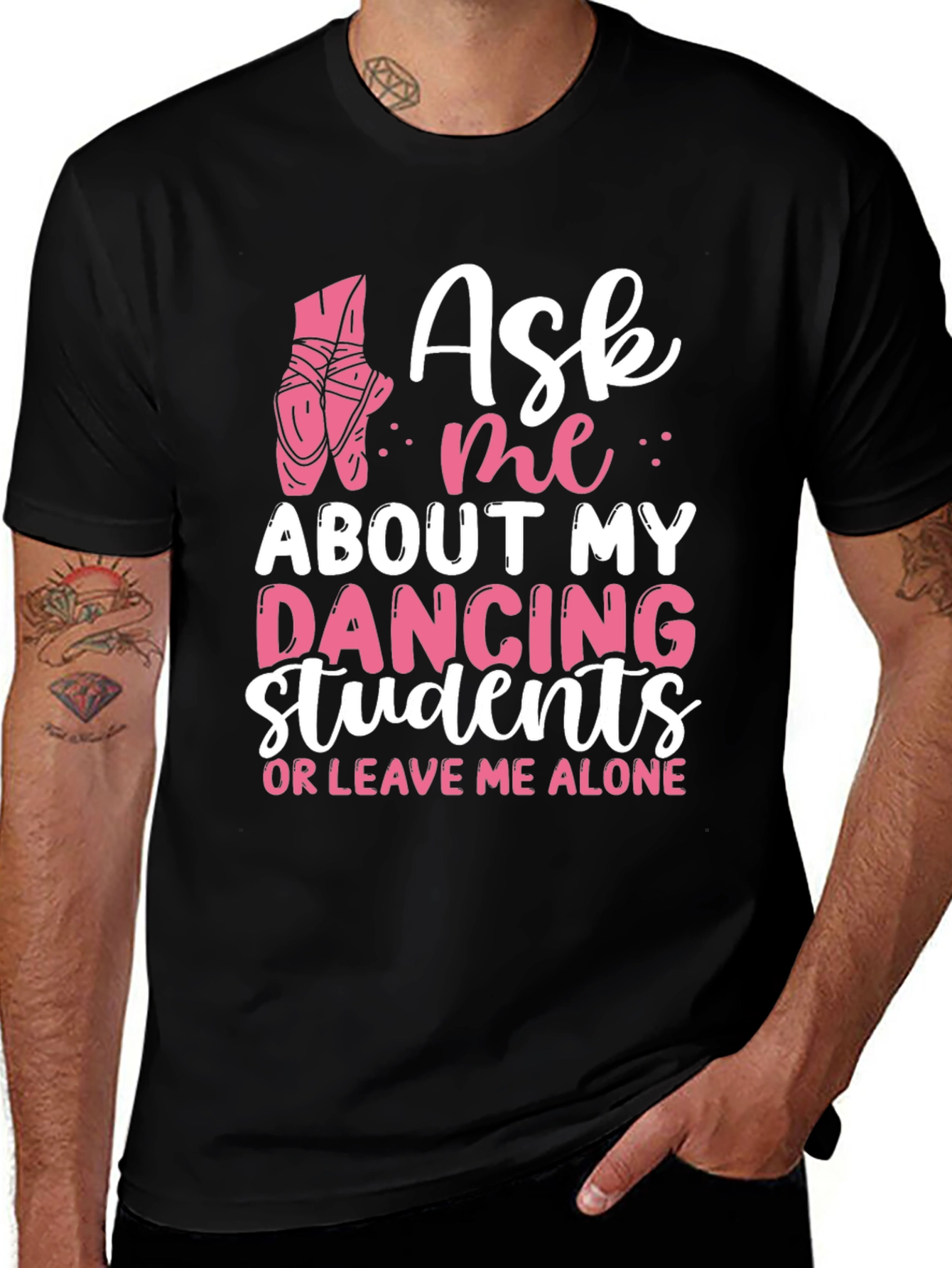 Dancing Students T-Shirt, Ballet Teacher Tee