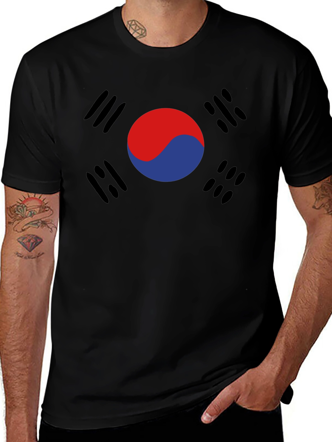 South Korea Flag T-Shirt Korean Pride Tee