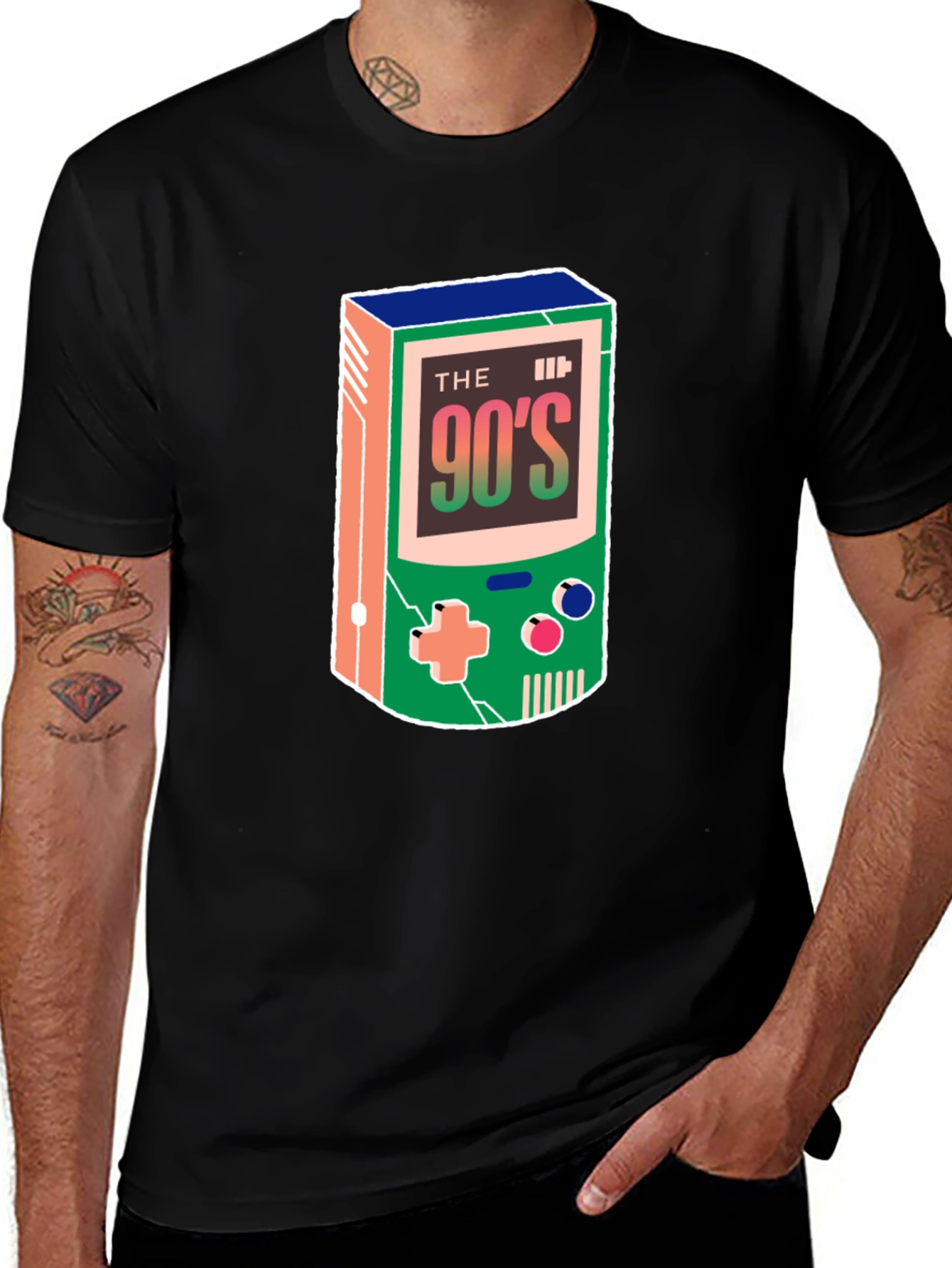 Variant 13 of Retro 90s Game Console Graphic T-Shirt