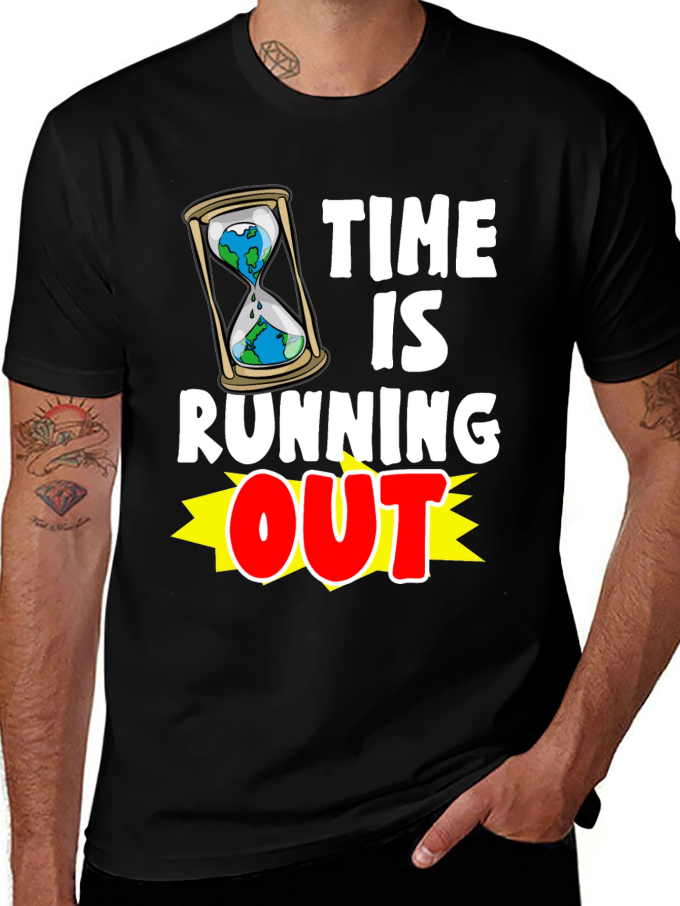 Variant 16 of Time Is Running Out Graphic T-Shirt