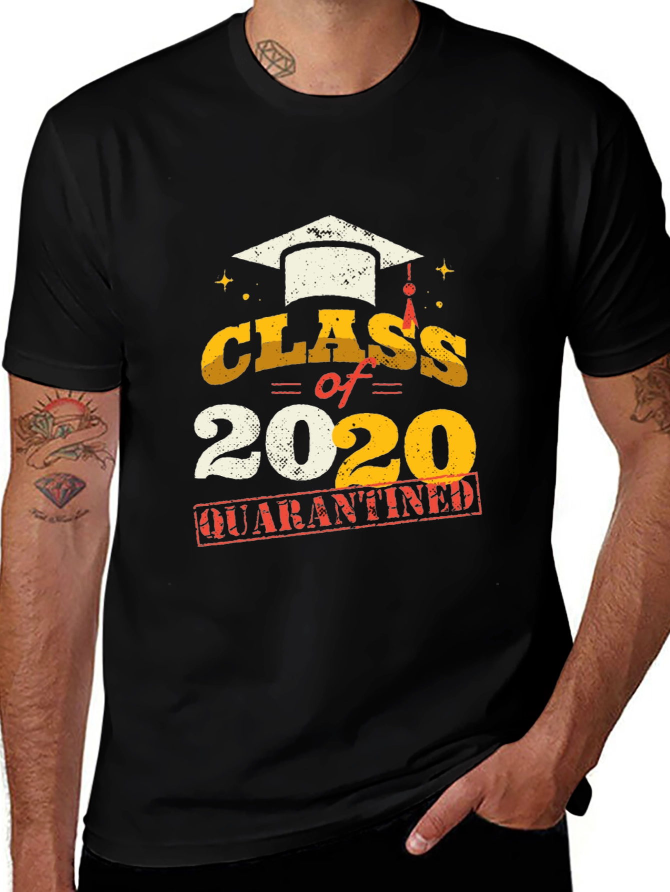Variant 2 of Class of 2020 Quarantined Graphic Tee