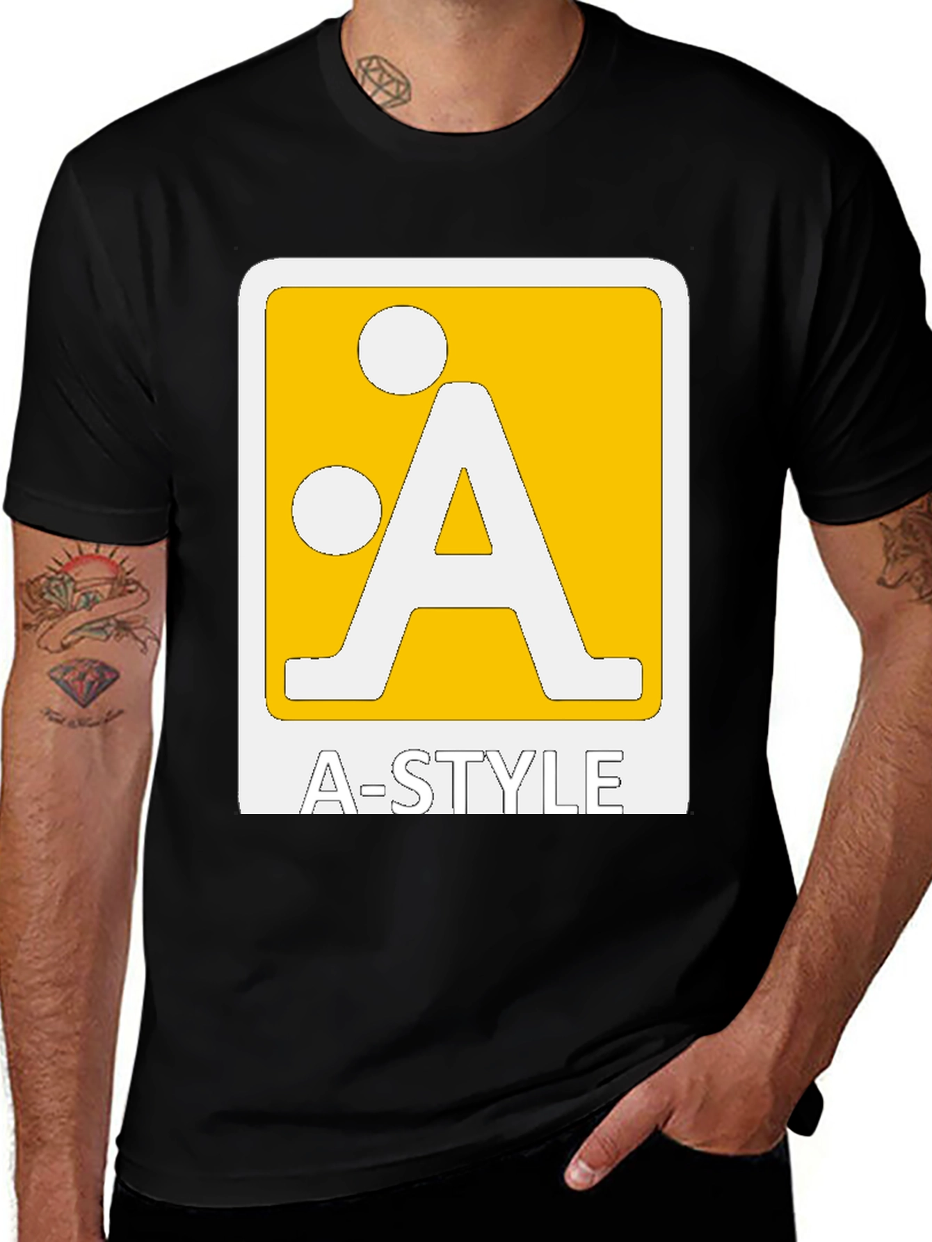 A-Style Logo T-Shirt - Bold Graphic Tee