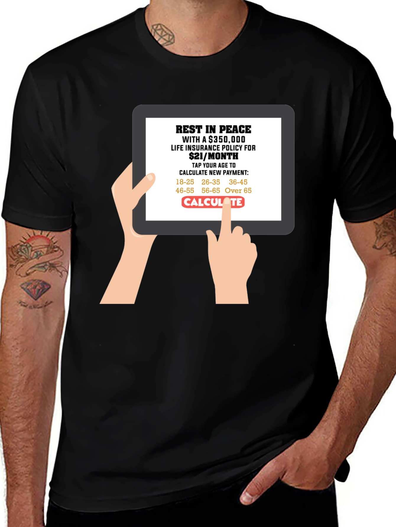 Variant 22 of Rest In Peace Life Insurance Funny T-Shirt