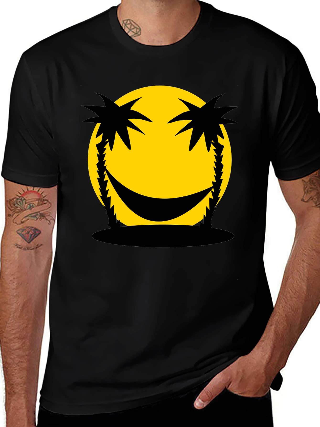 Smiley Palm Tree T-Shirt