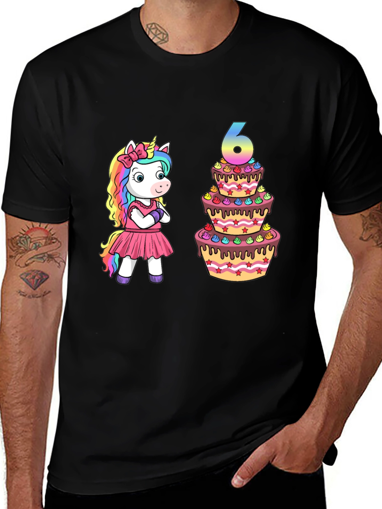 Unicorn 6th Birthday T-Shirt