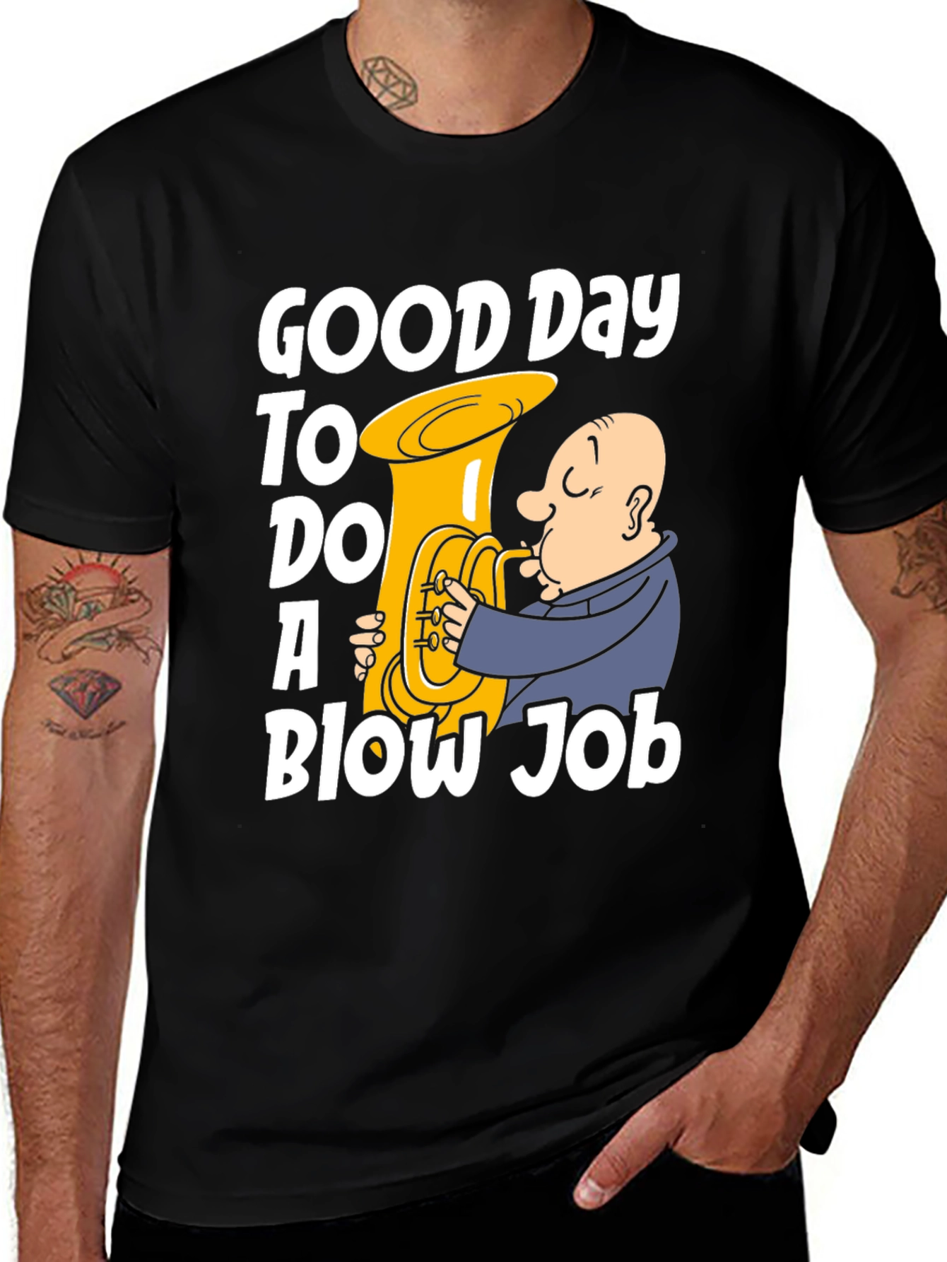 Variant 23 of Good Day Blow Job T-Shirt