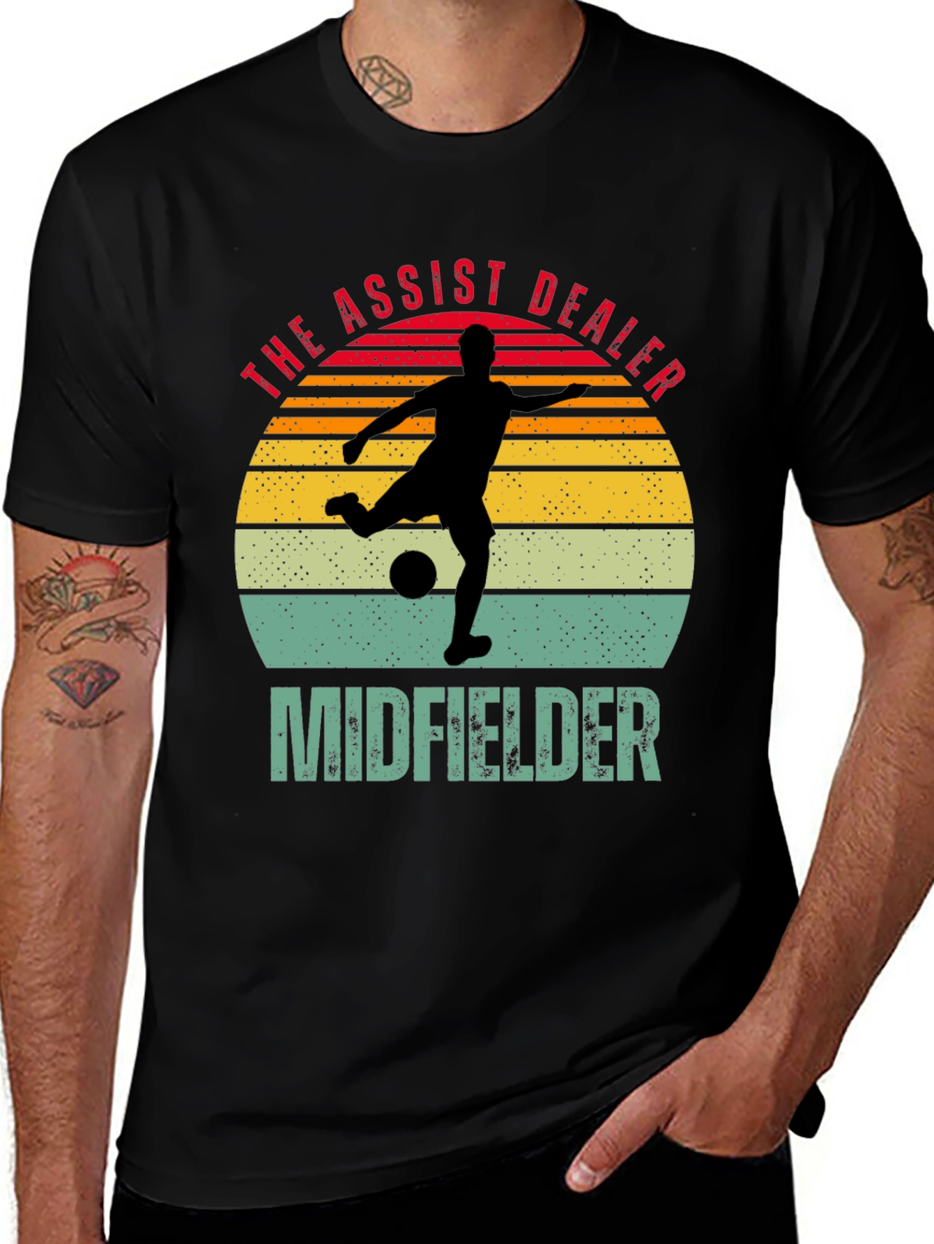 Variant 7 of The Assist Dealer Midfielder Soccer T-Shirt