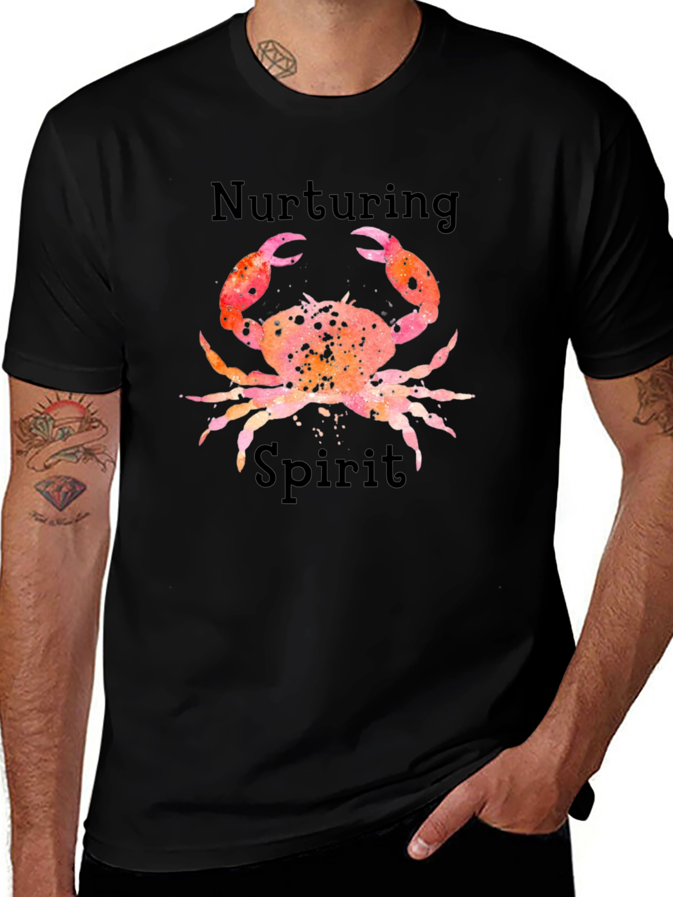 Variant 20 of Nurturing Spirit Crab Graphic Tee