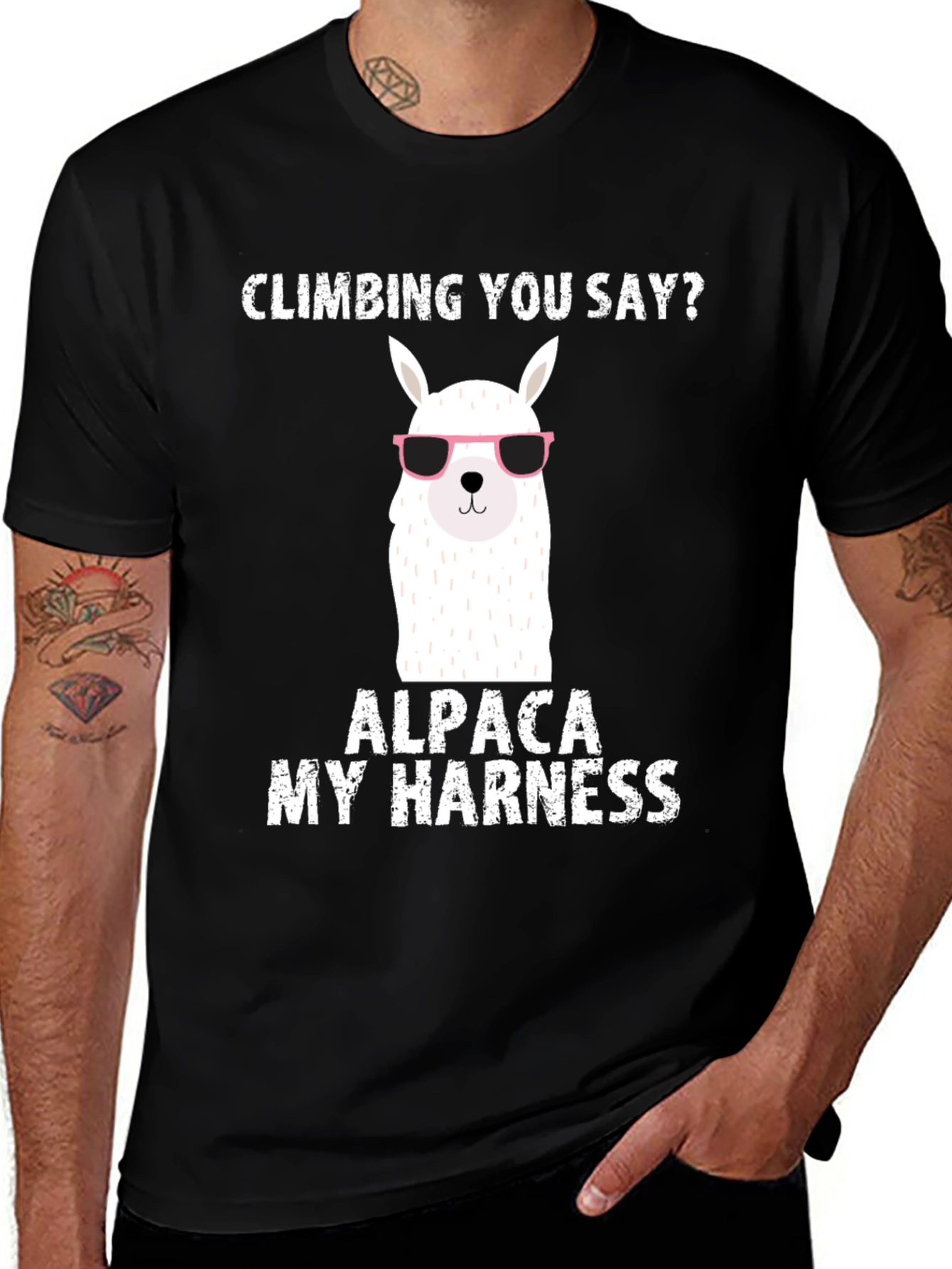 Variant 21 of Climbing Alpaca T-Shirt