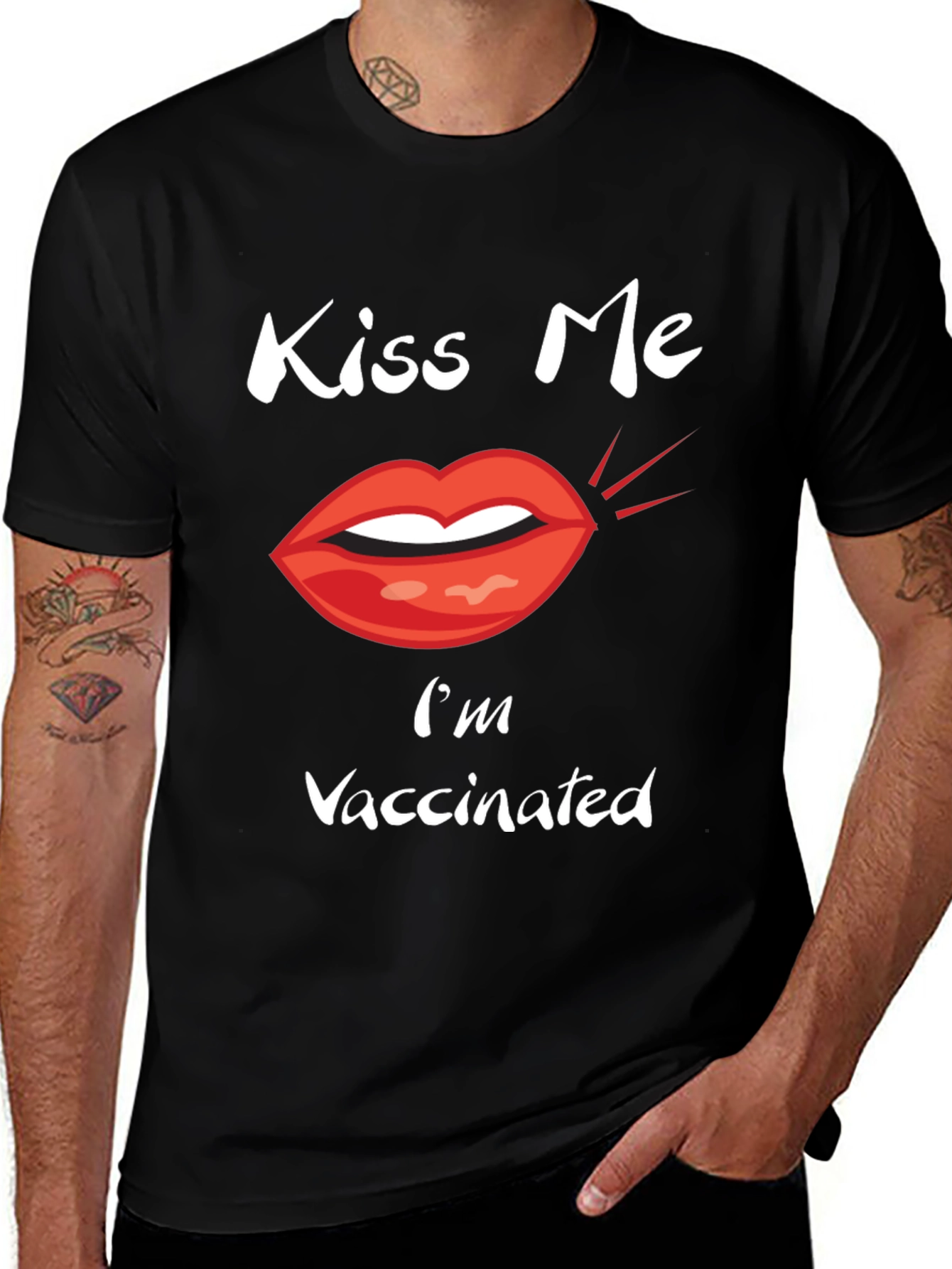 Variant 18 of Kiss Me I'm Vaccinated Tee