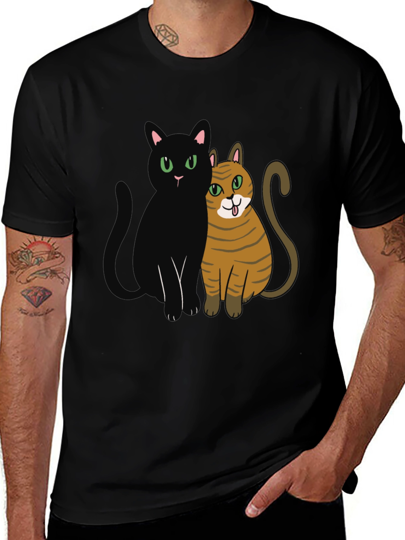 Variant 19 of Cute Cats Graphic Tee