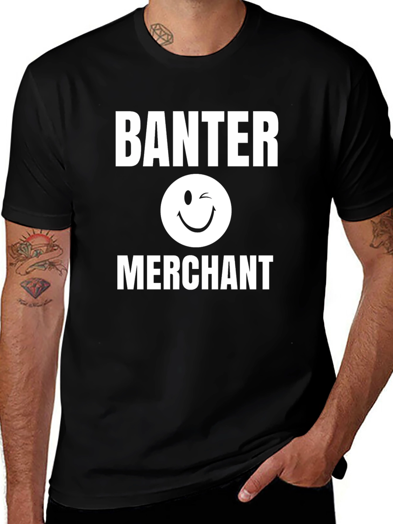 Variant 28 of Banter Merchant Black T-Shirt