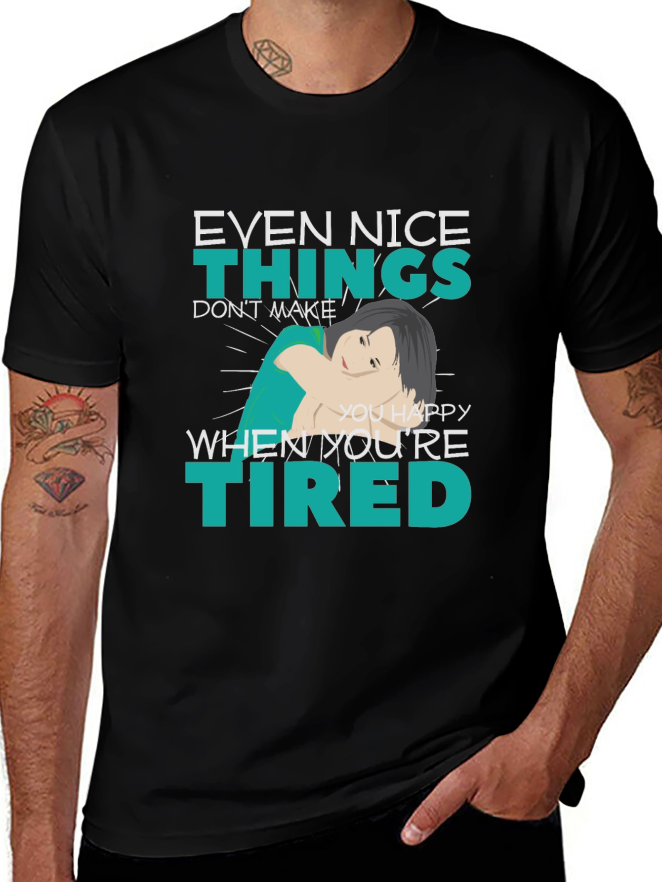 Variant 2 of Even Nice Things Tired T-Shirt