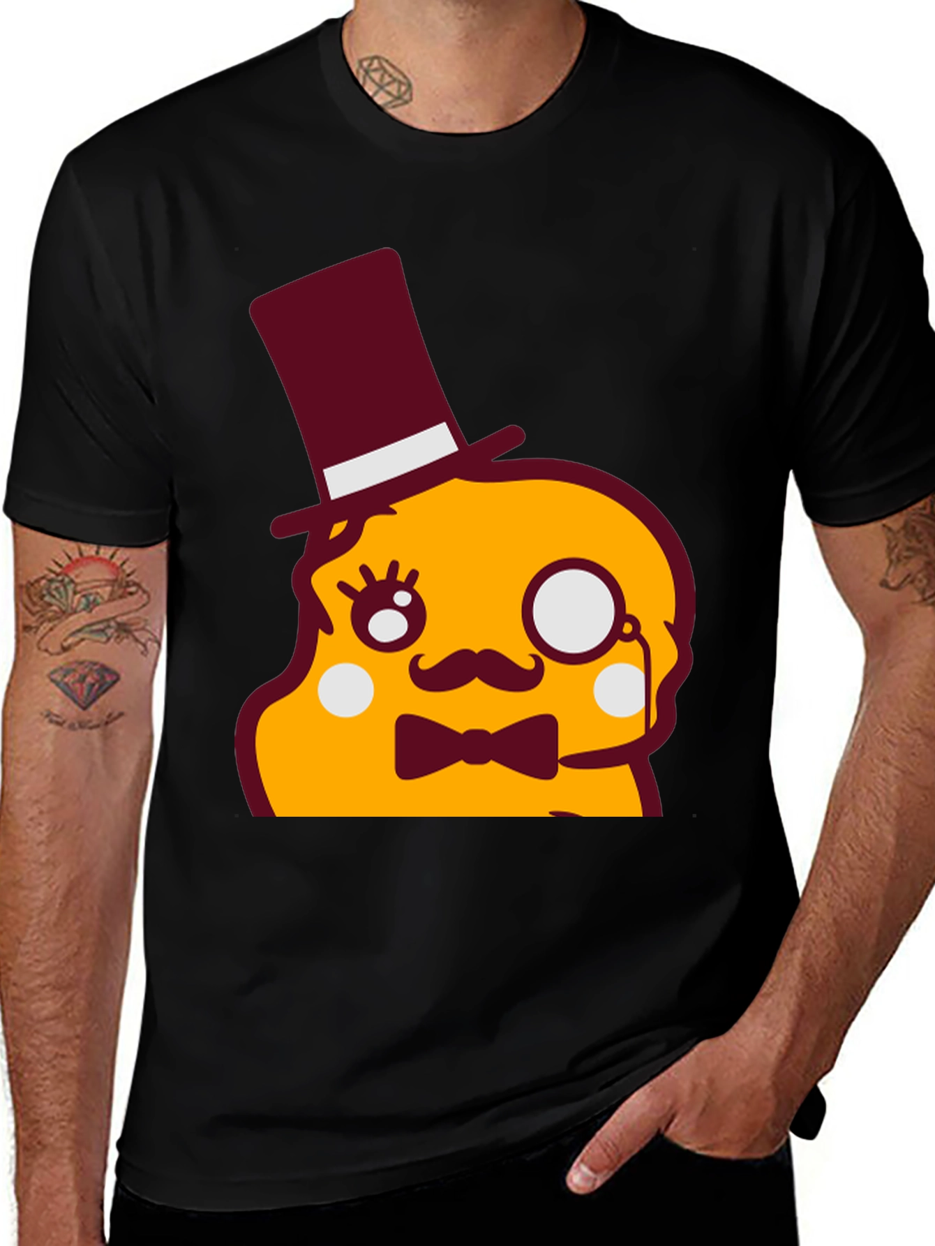 Variant 25 of Dapper Potato Graphic Tee - Fun Novelty T-Shirt