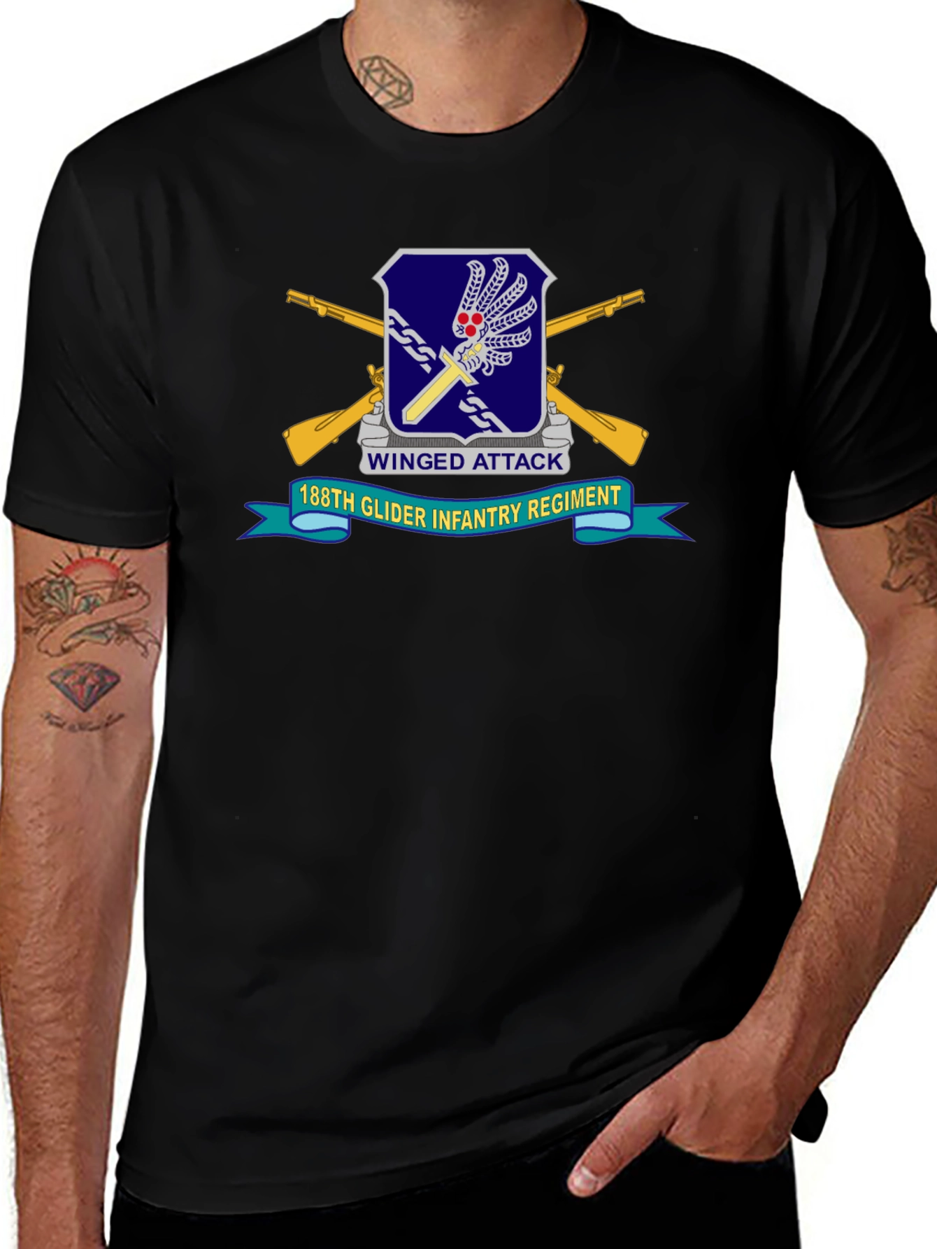 Variant 17 of 188th Glider Infantry Regiment T-Shirt