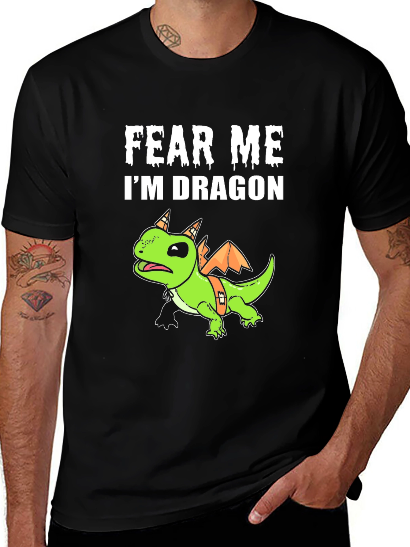 Variant 9 of Fear Me I'm Dragon T-Shirt