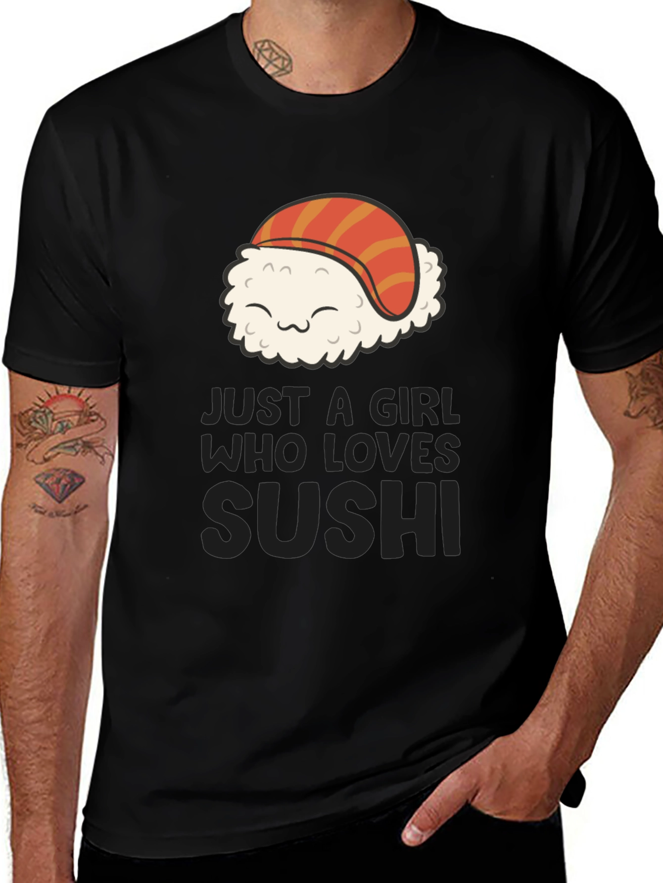 Variant 29 of Sushi Lover T-Shirt - Cute Nigiri Design