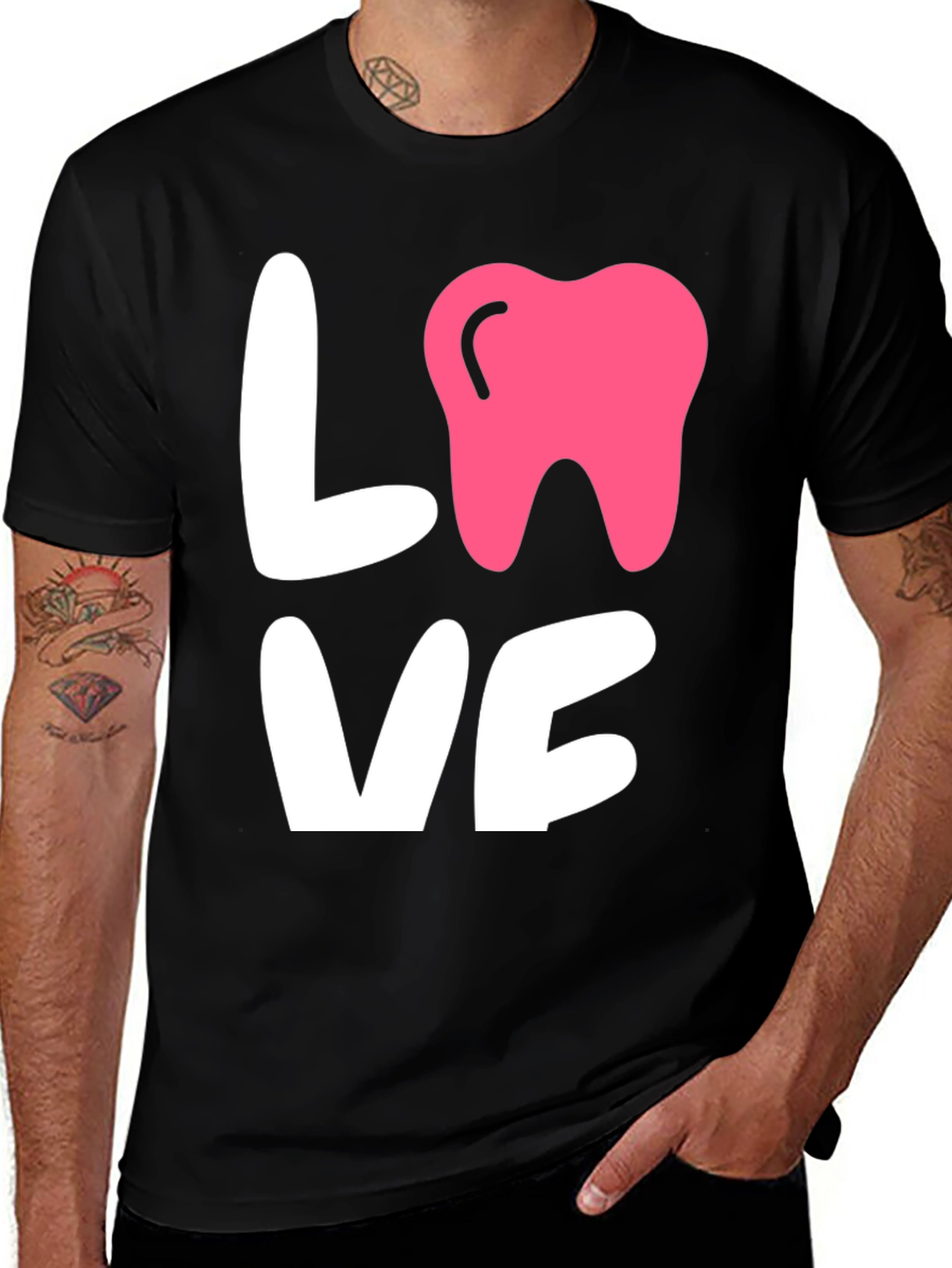 Variant 6 of Love Tooth T-Shirt - Dental Hygiene Tee