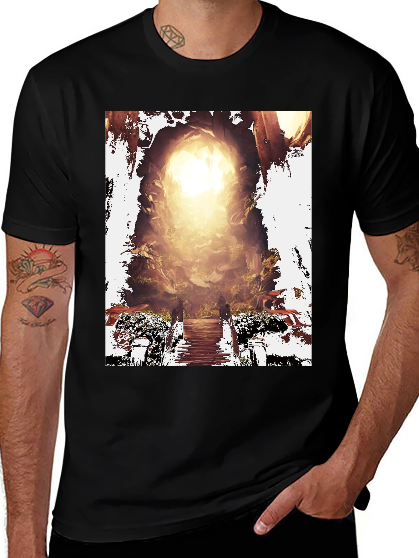 Variant 19 of Enchanted Pathway Graphic Tee
