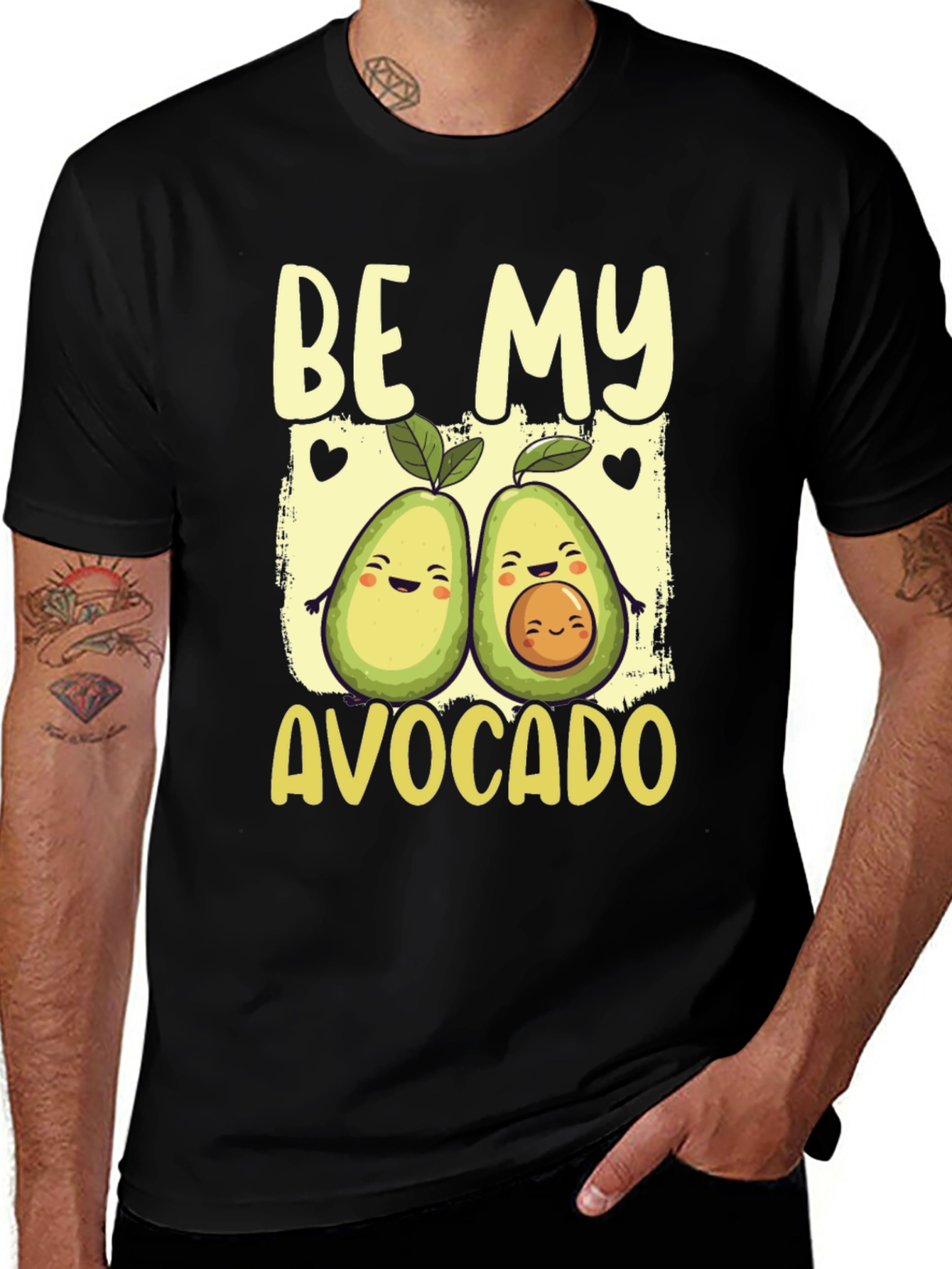Variant 15 of Be My Avocado Graphic Tee - Cute Couple Shirt