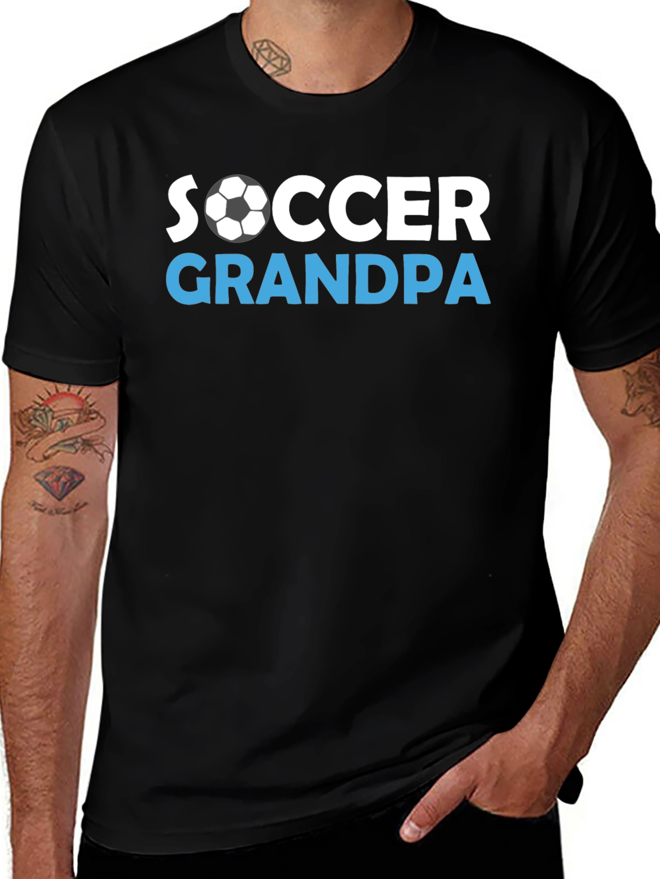 Variant 20 of Soccer Grandpa T-Shirt